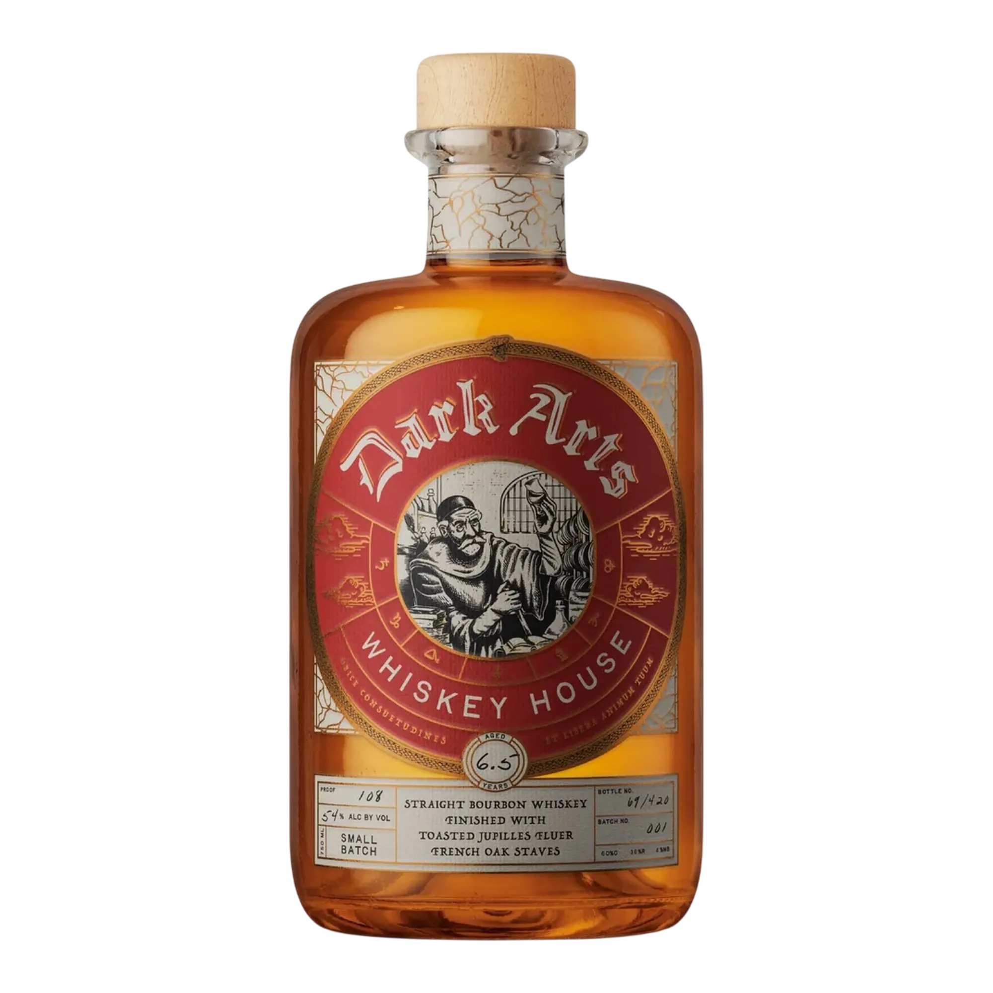 Dark Arts Whiskey House Jupilles Fleur Bourbon Whiskey Finished with Toasted French Oak Staves