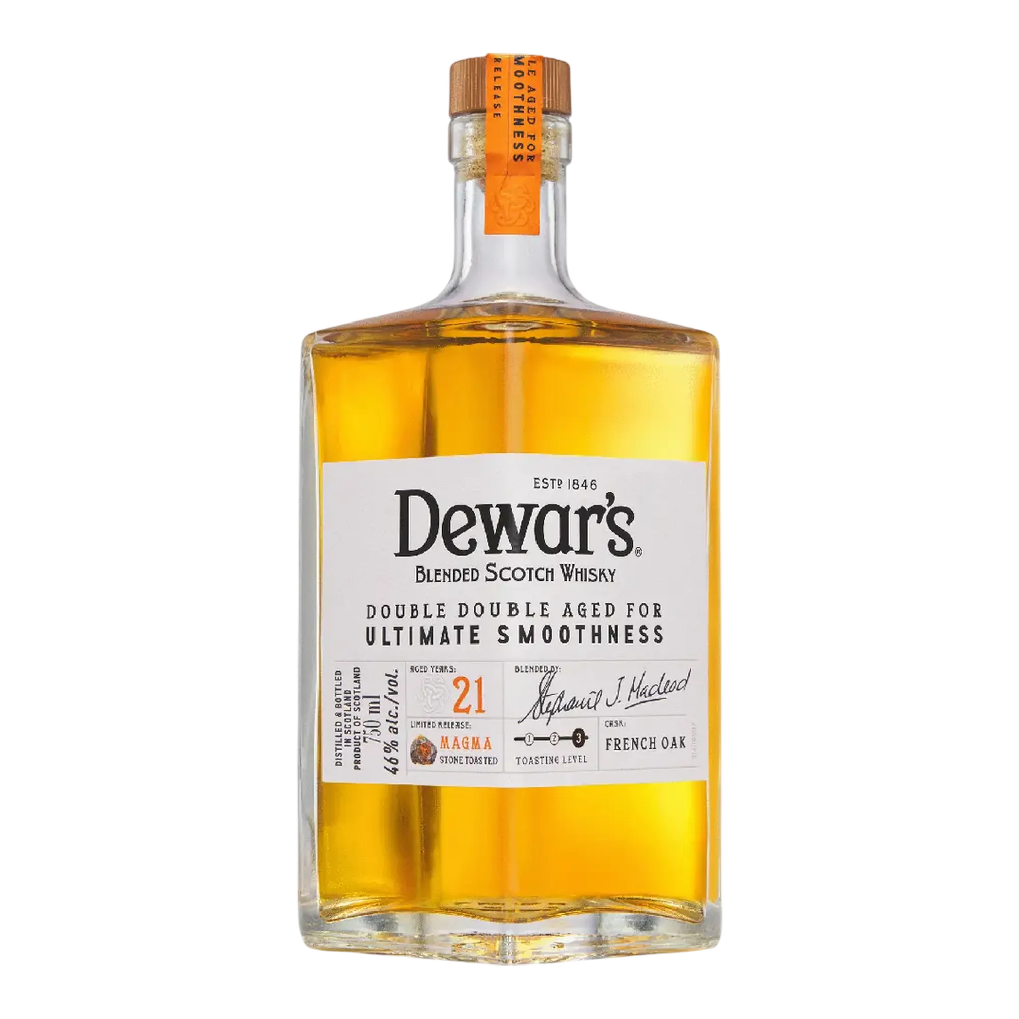 Dewar’s Double Double 21 Year Old Oloroso Sherry Cask Finish Blended Scotch Whisky