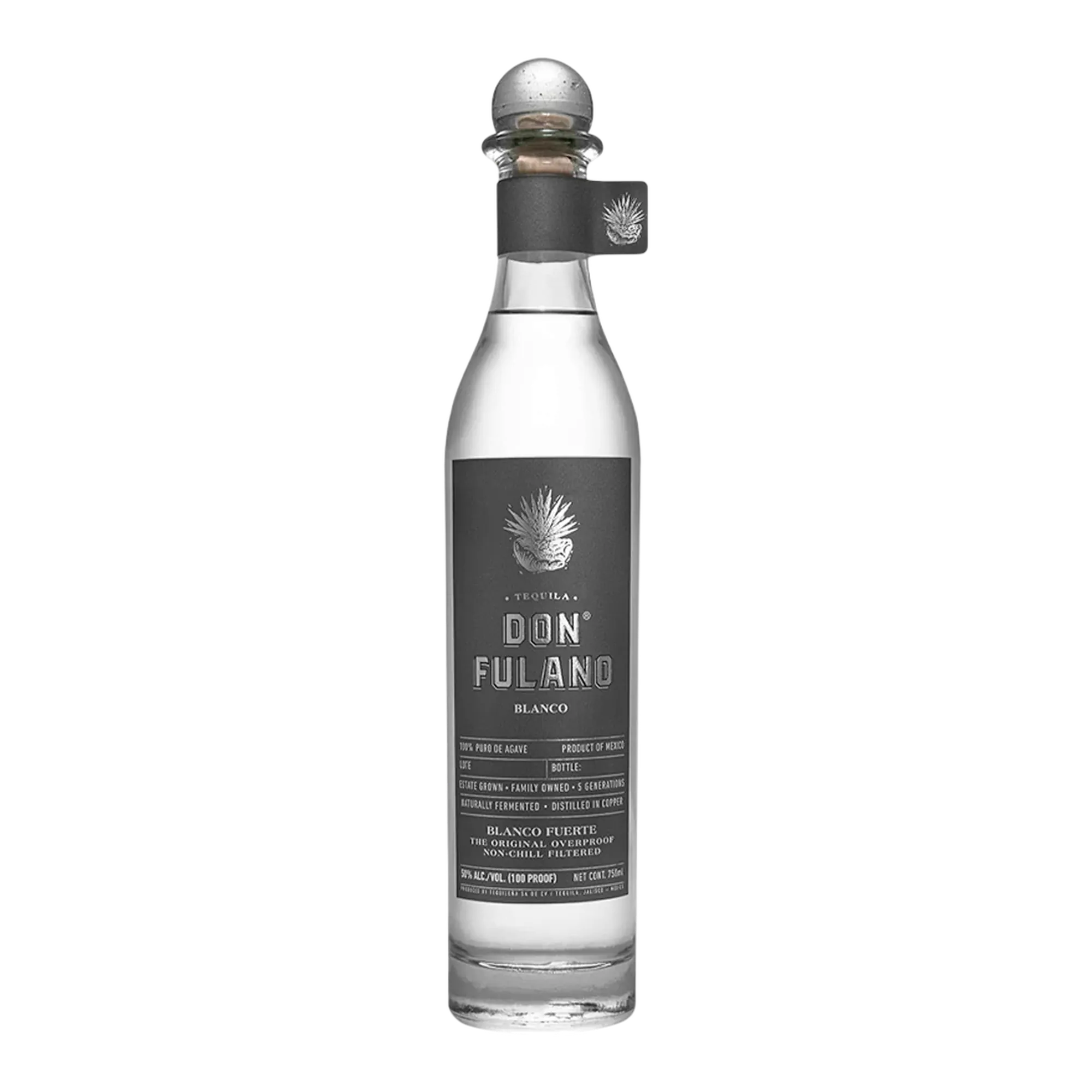 Don Fulano Blanco Fuerte Tequila 100 Proof