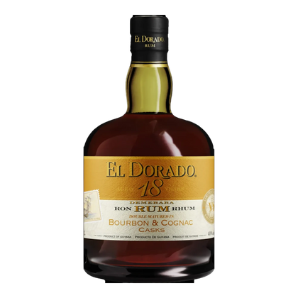 El Dorado 18 Year Old Bourbon & Cognac Cask Finished Demerara Rum