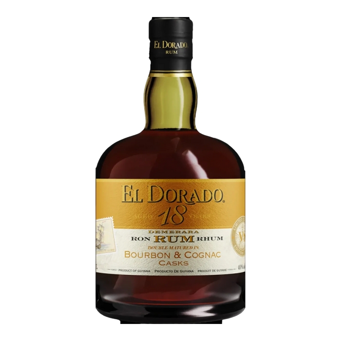 El Dorado 18 Year Old Bourbon & Cognac Cask Finished Demerara Rum