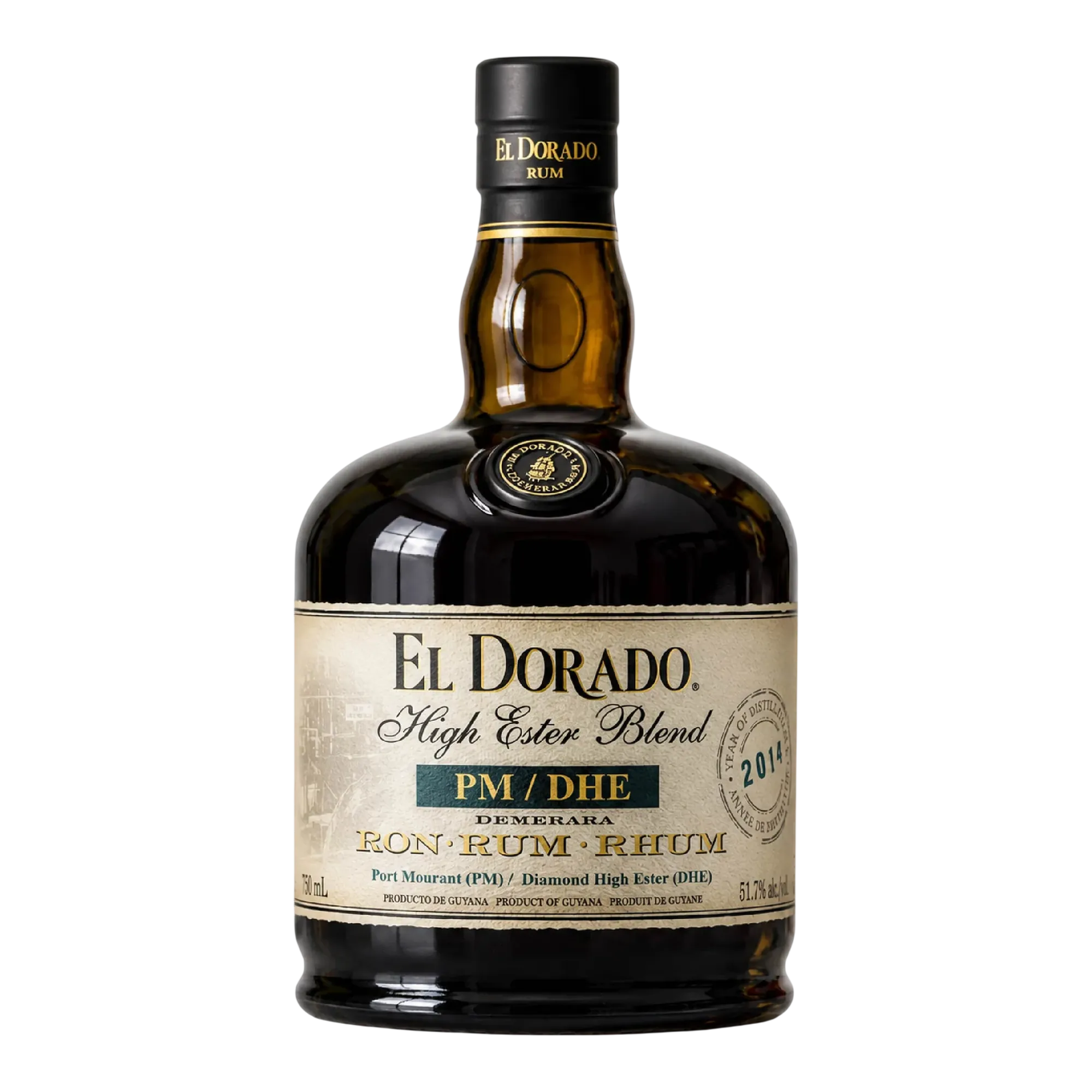 El Dorado High Ester Blend PM/DHE 10 Year Old Demerara Rum