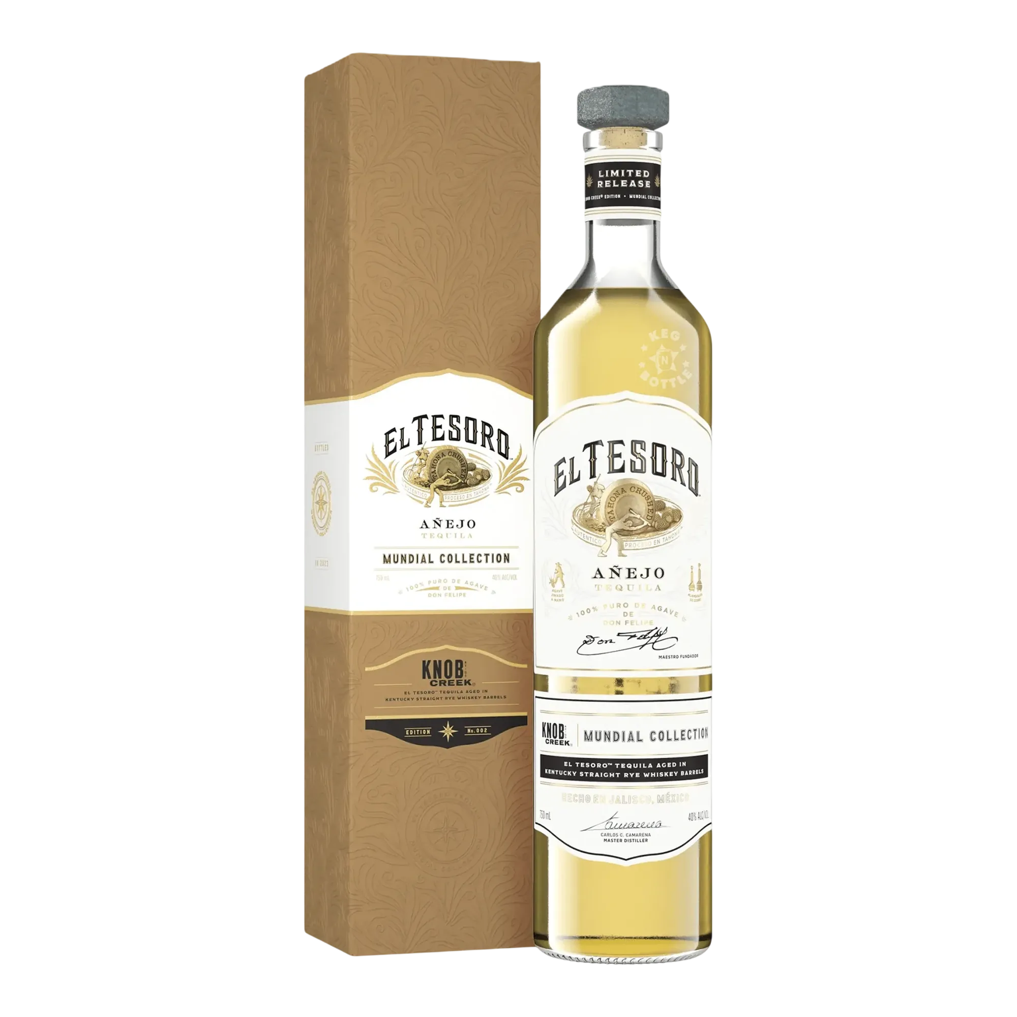 El Tesoro Añejo Mundial Collection Tequila