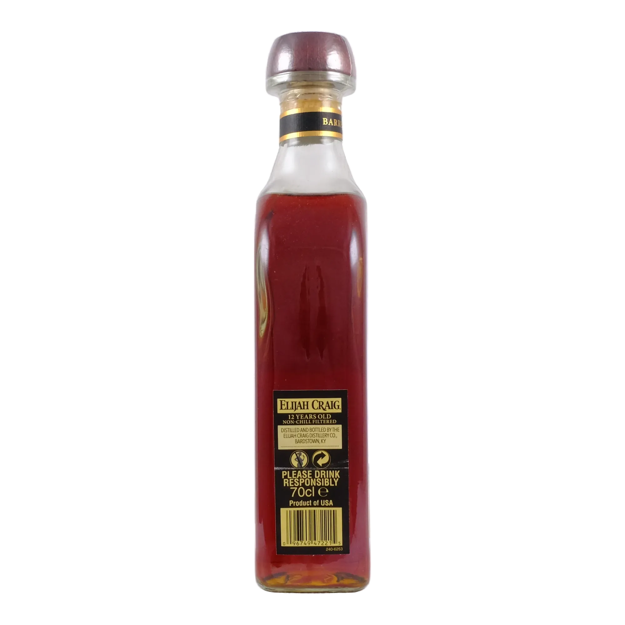 Elijah Craig 12 Year Old Bourbon Whiskey