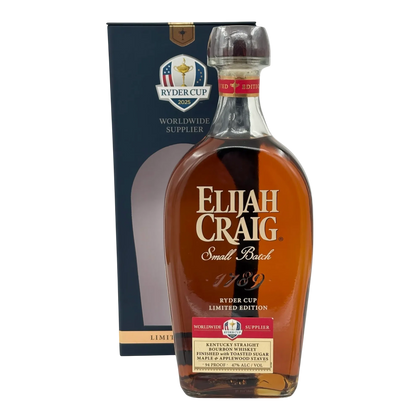 Elijah Craig 2025 Ryder Cup Limited-Edition Small Batch Bourbon Whiskey