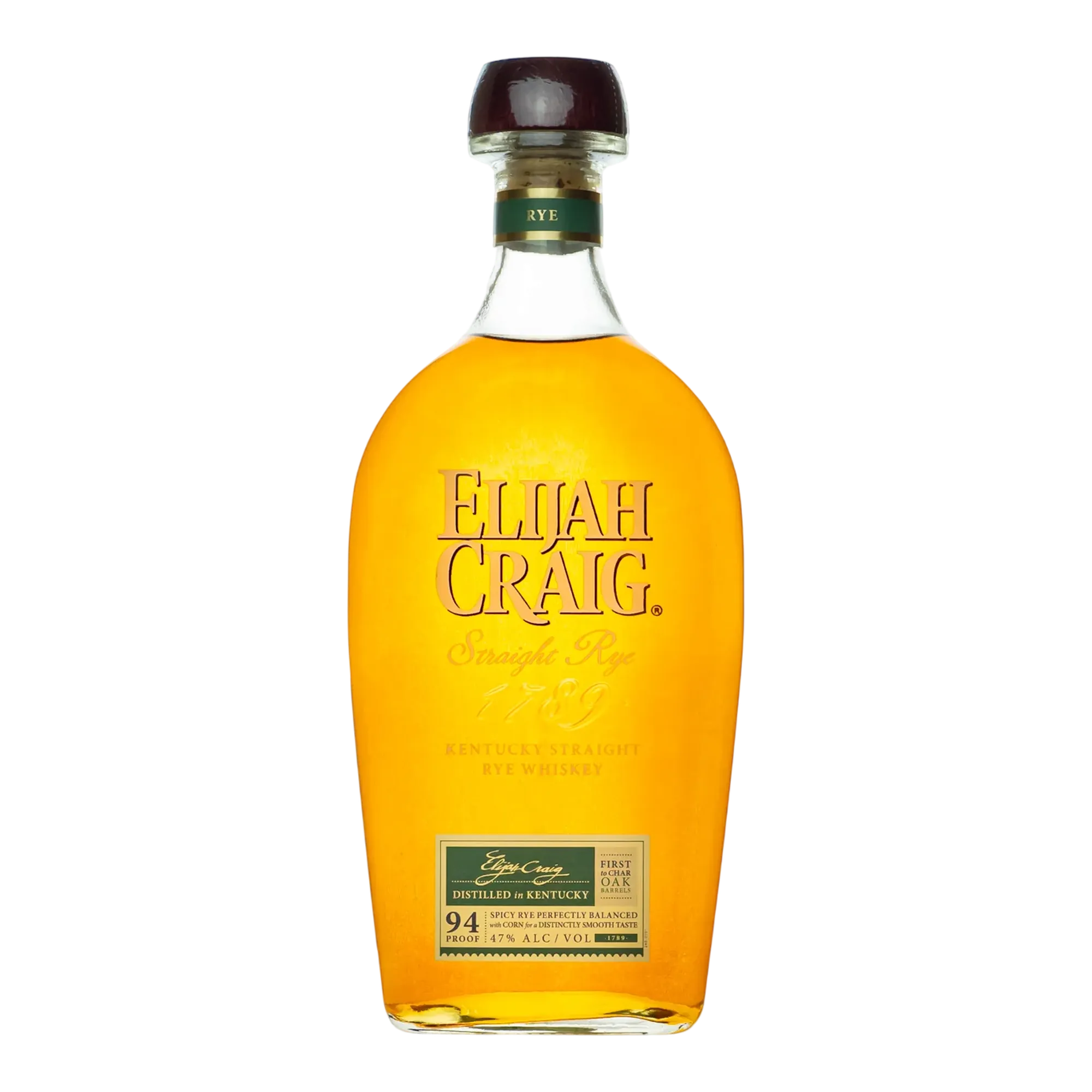 Elijah Craig Straight Rye Whiskey
