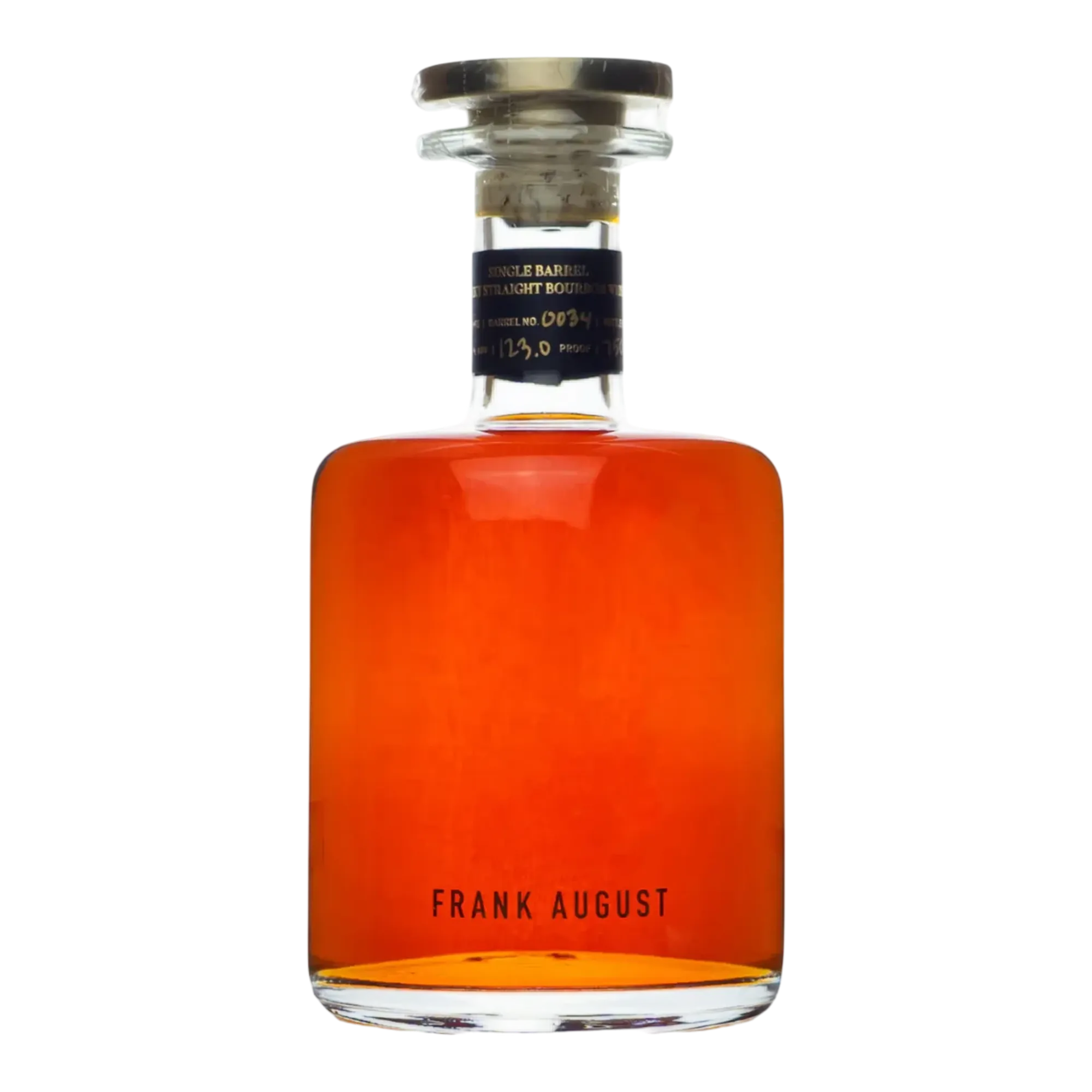 Frank August Single Barrel Kentucky Straight Bourbon Whiskey