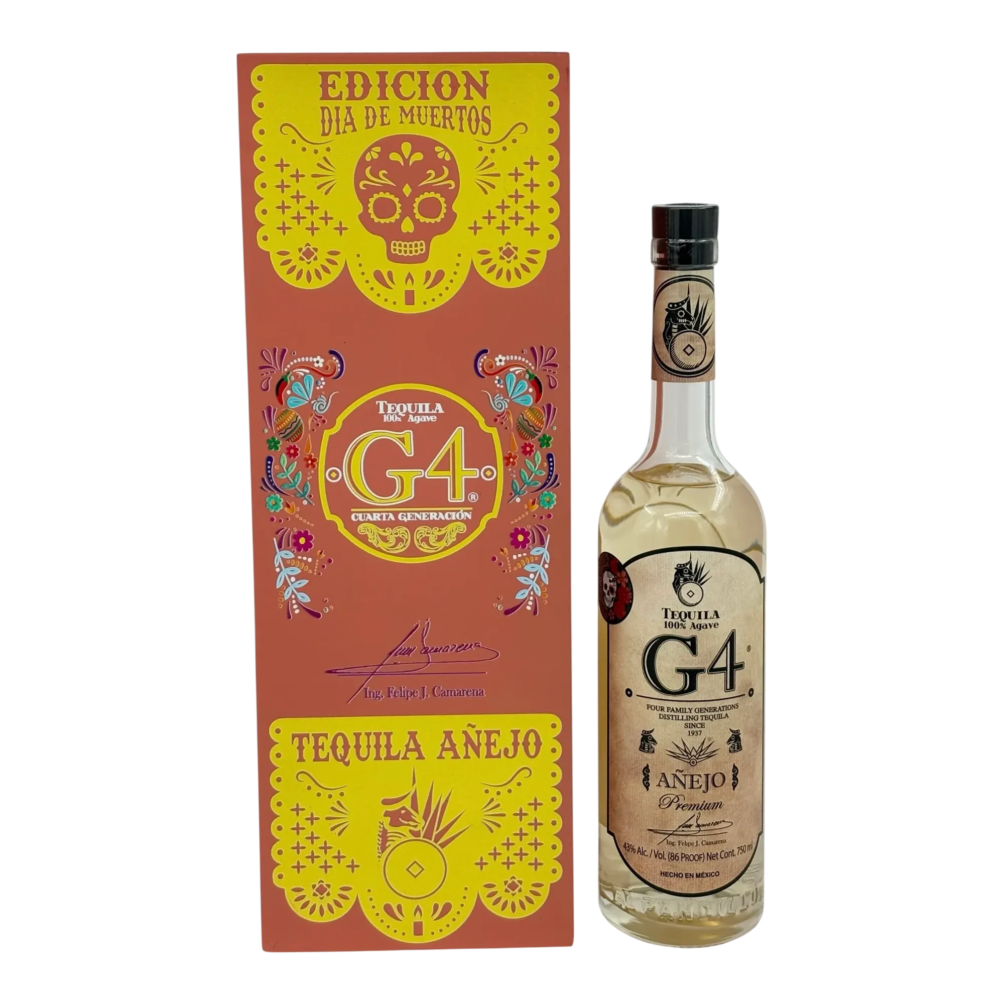G4 Añejo de Madera Día de Muertos Tequila