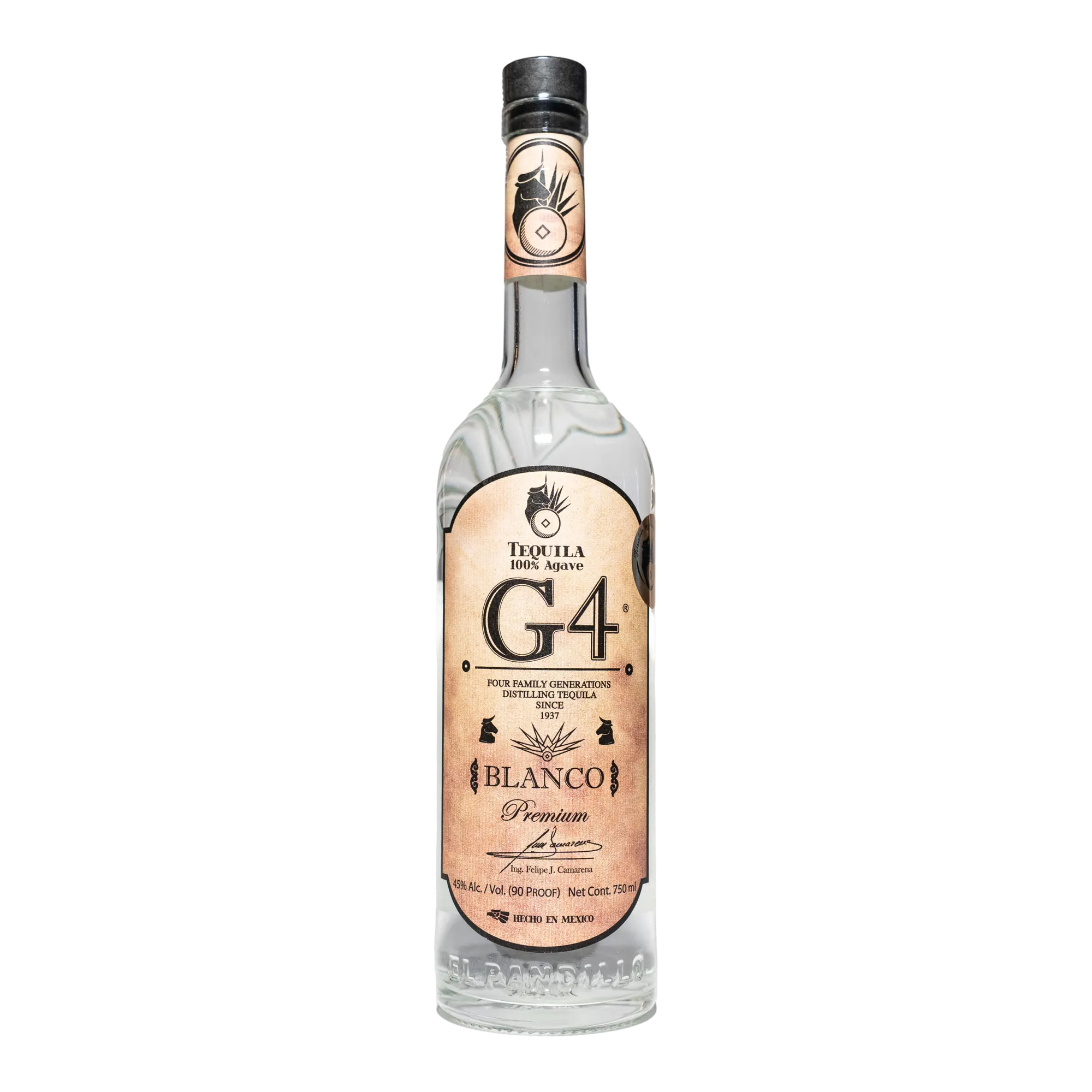 G4 Blanco de Madera Tequila 90 Proof