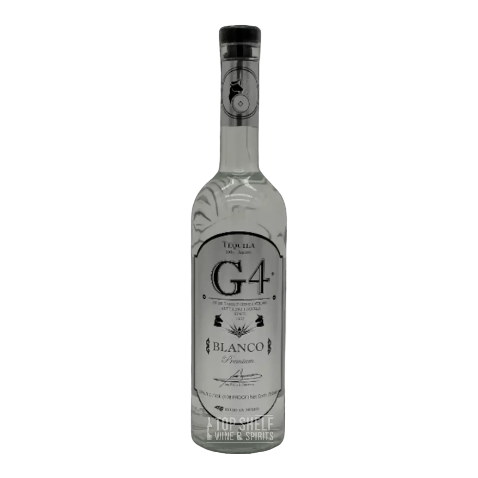G4 Blanco High Proof Tequila 108 Proof