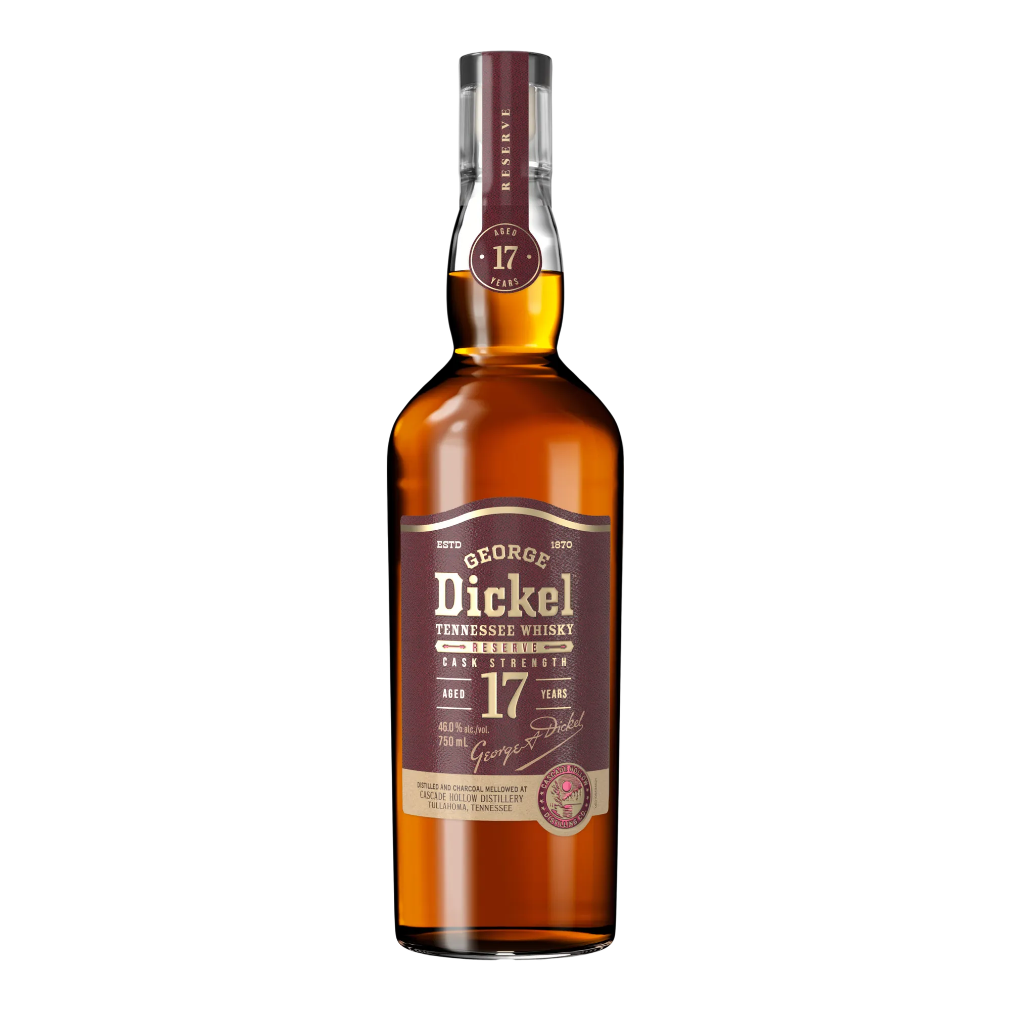 George Dickel 17 Year Old Reserve Cask Strength Tennessee Whisky