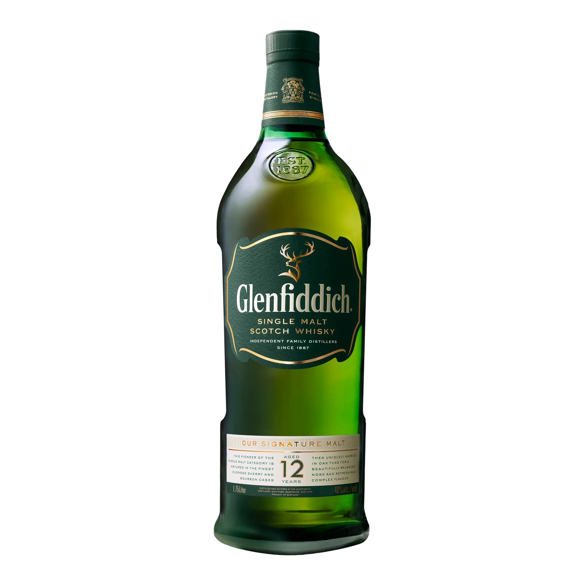Glenfiddich 12 Year Old Single Malt Scotch Whisky
