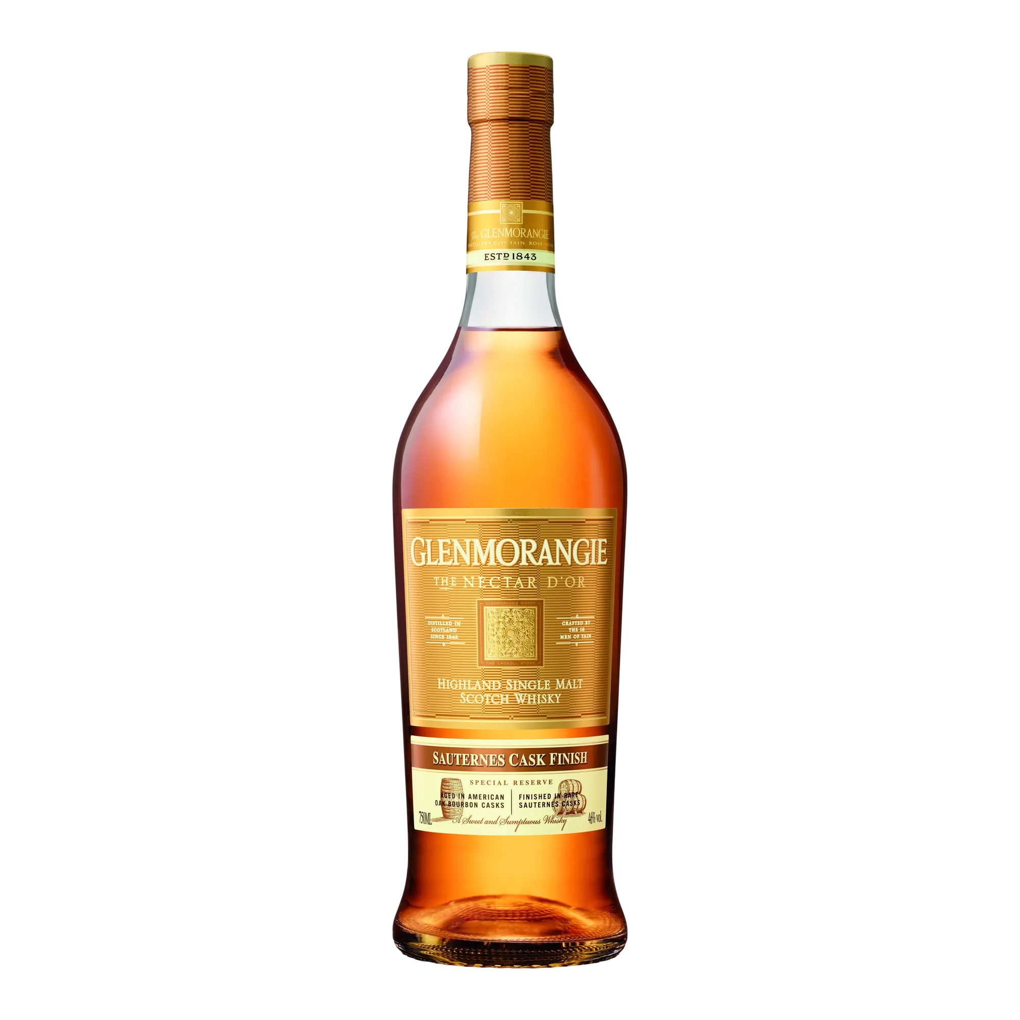 Glenmorangie The Nectar d’Or 12 Year Old Sauternes Cask Finish Highland Single Malt Scotch Whisky