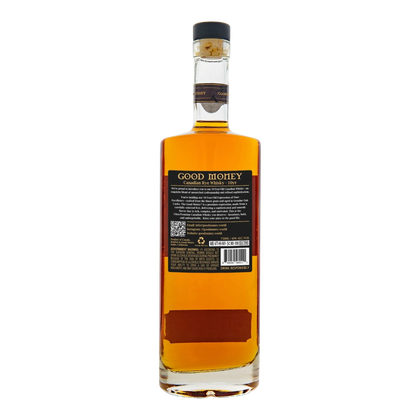 Good Money 10 Year Old Canadian Rye Whisky