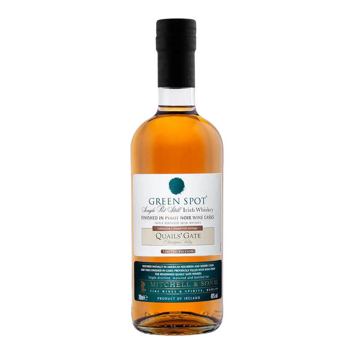 Green Spot Quails’ Gate Pinot Noir Cask Finish Single Pot Still Irish Whiskey
