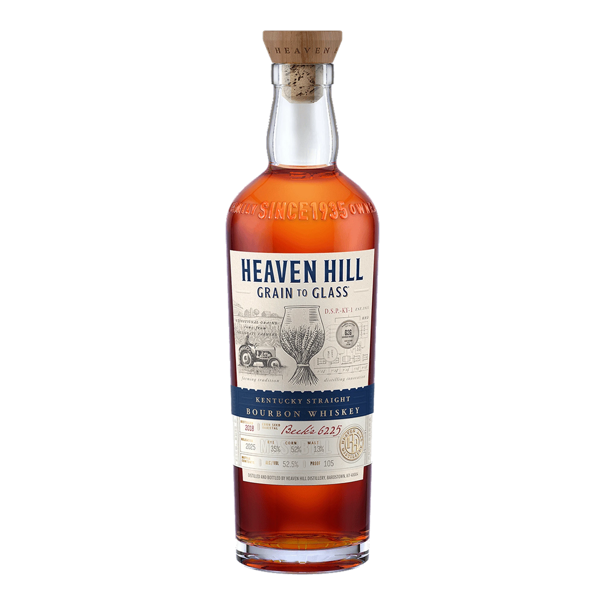 heaven hill grain to glass kentucky straight bourbon whiskey