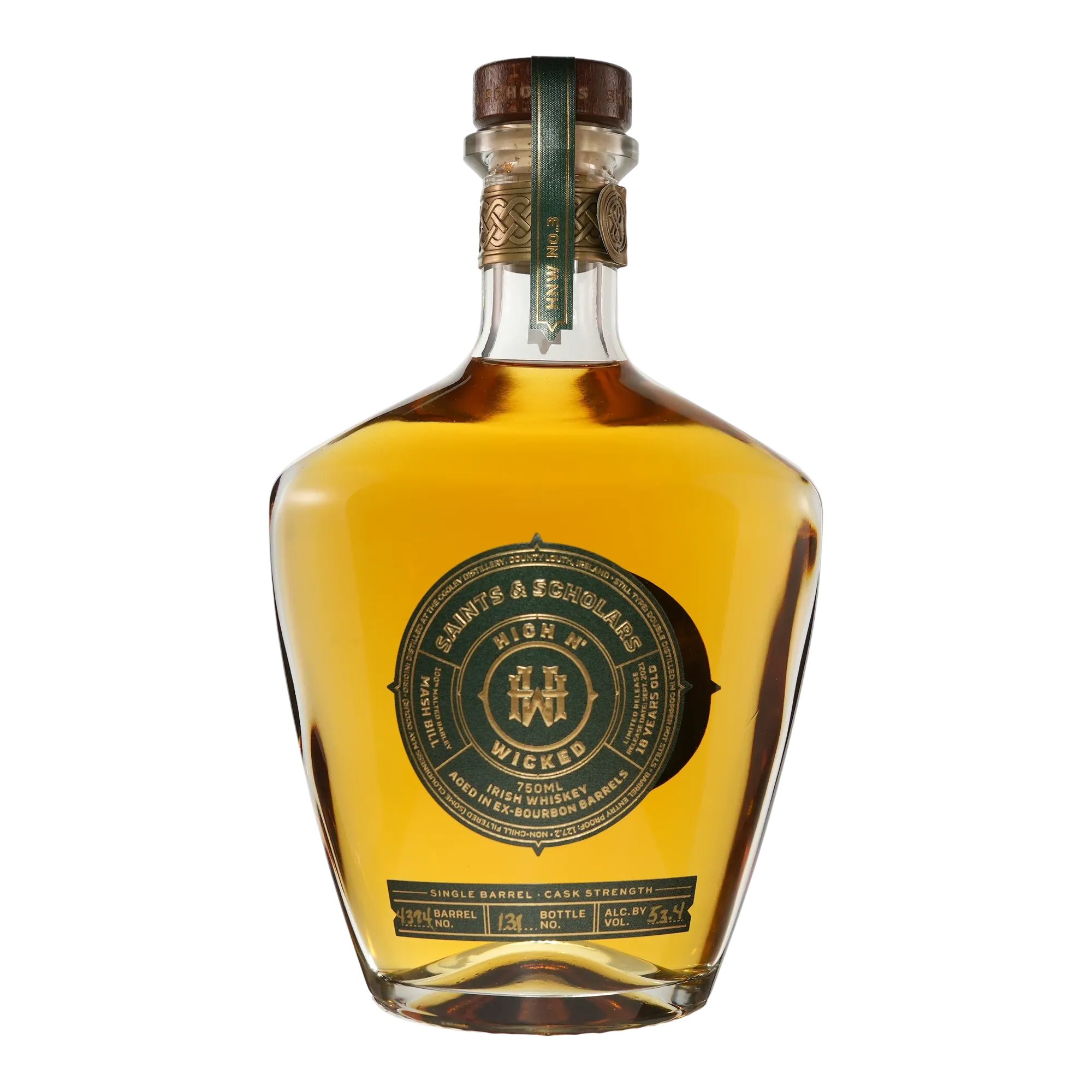 High N’ Wicked Saints & Scholars 18 Year Old Single Malt Irish Whiskey