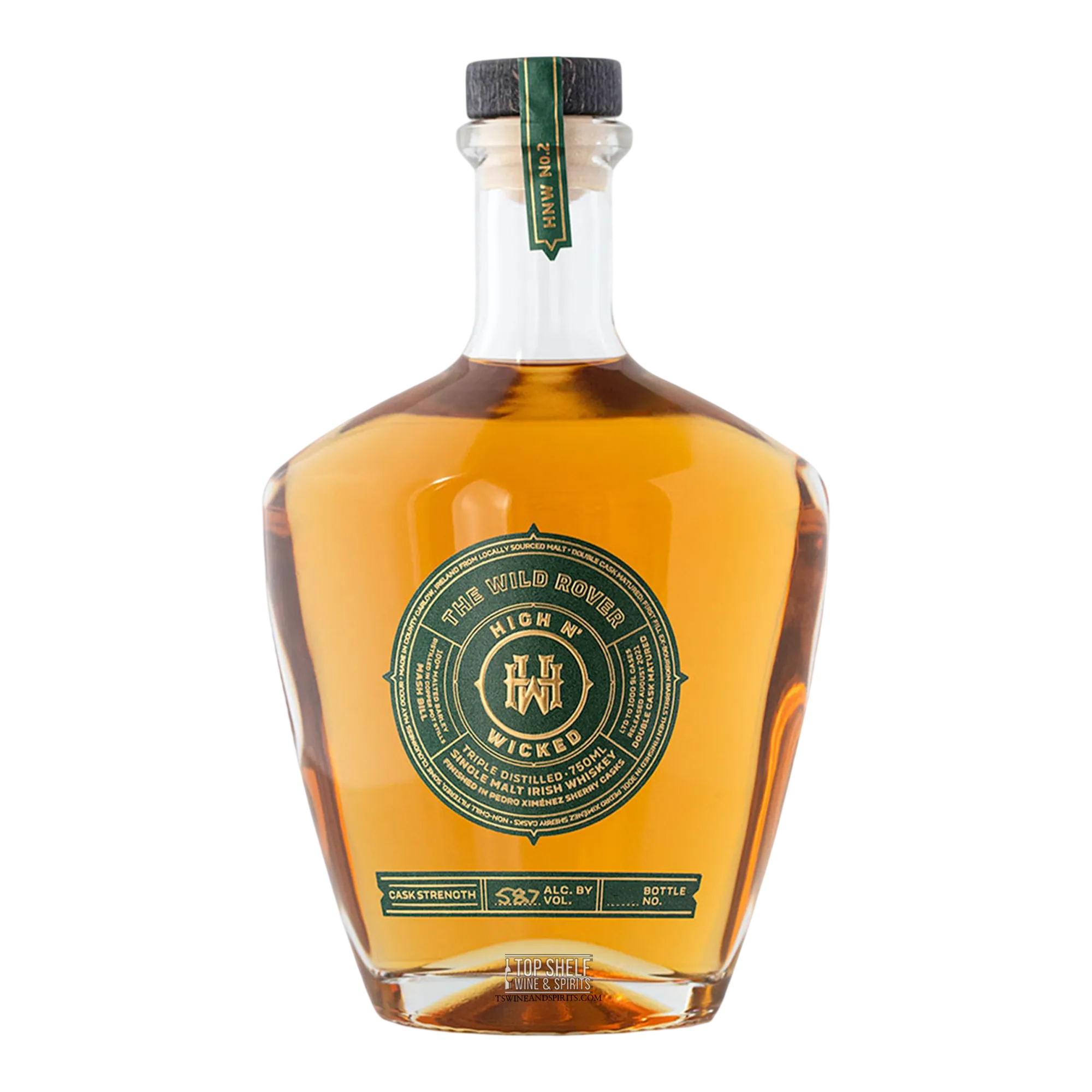 High N’ Wicked The Wild Rover Cask Strength Double-Wood Single Malt Irish Whiskey