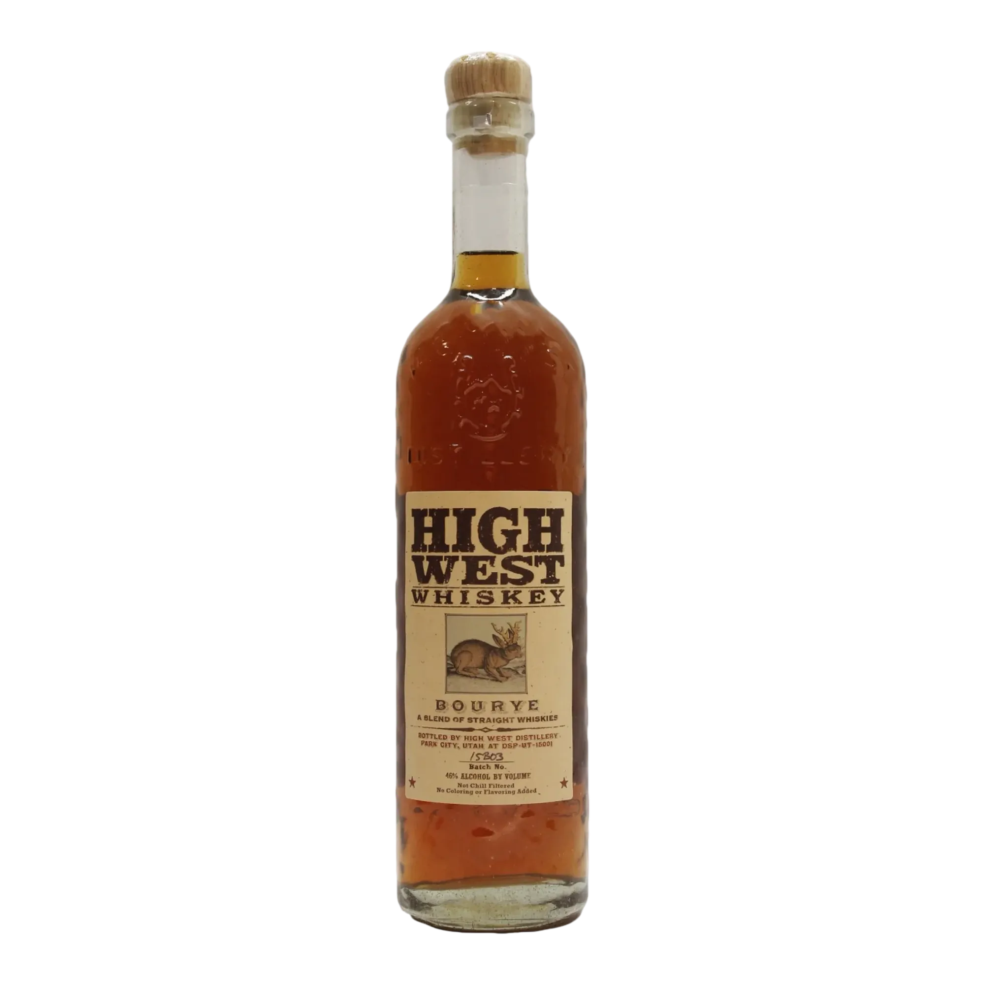 High West Bourye Limited Sighting Blend of Straight Bourbon & Rye Whiskeys 92 Proof