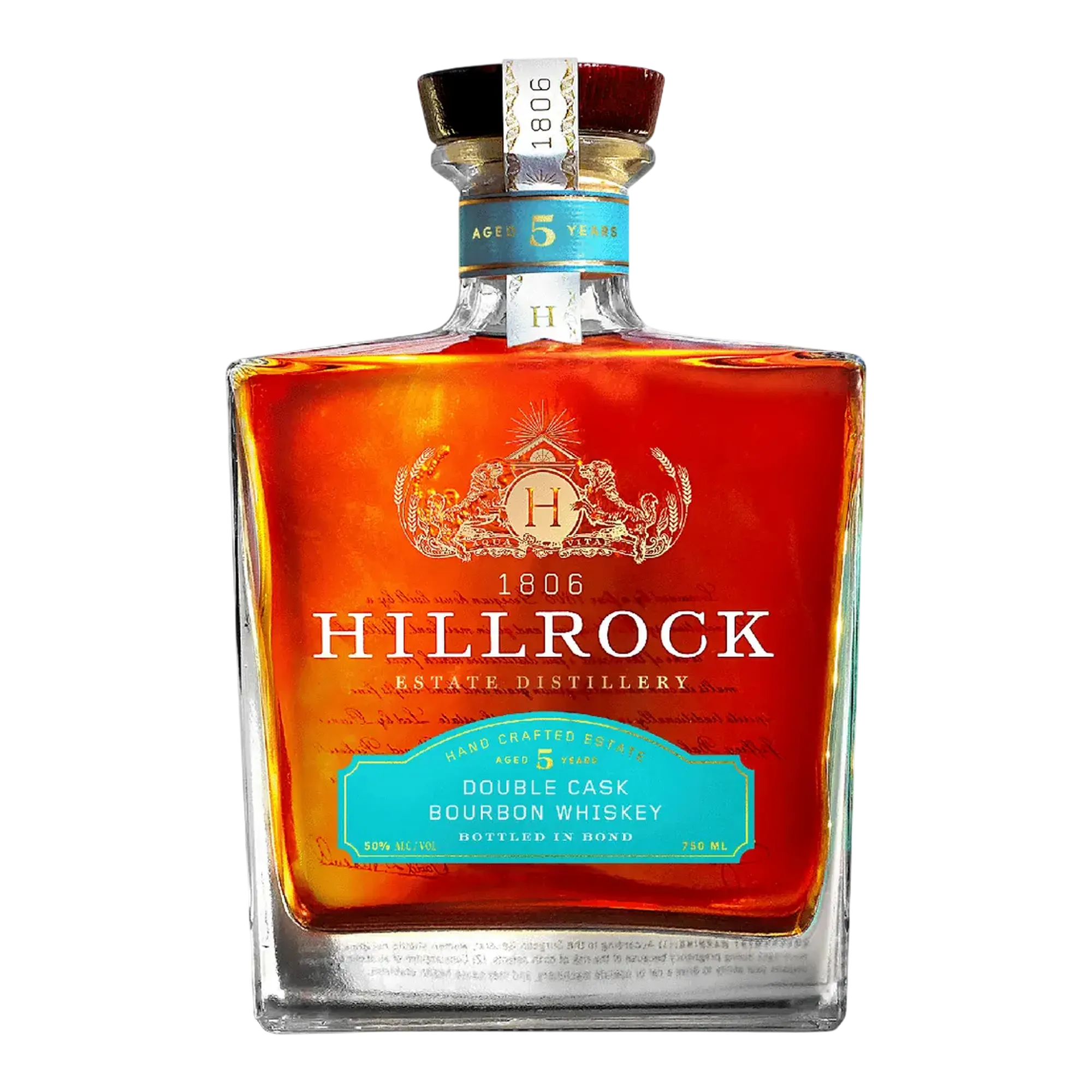 Hillrock Estate 5 Year Old Double Cask Bottled-in-Bond Bourbon Whiskey 100 Proof