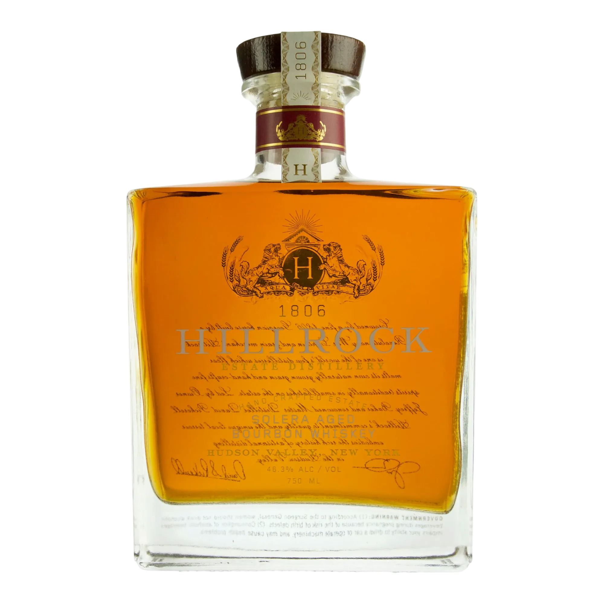 Hillrock Solera Aged Bourbon Whiskey