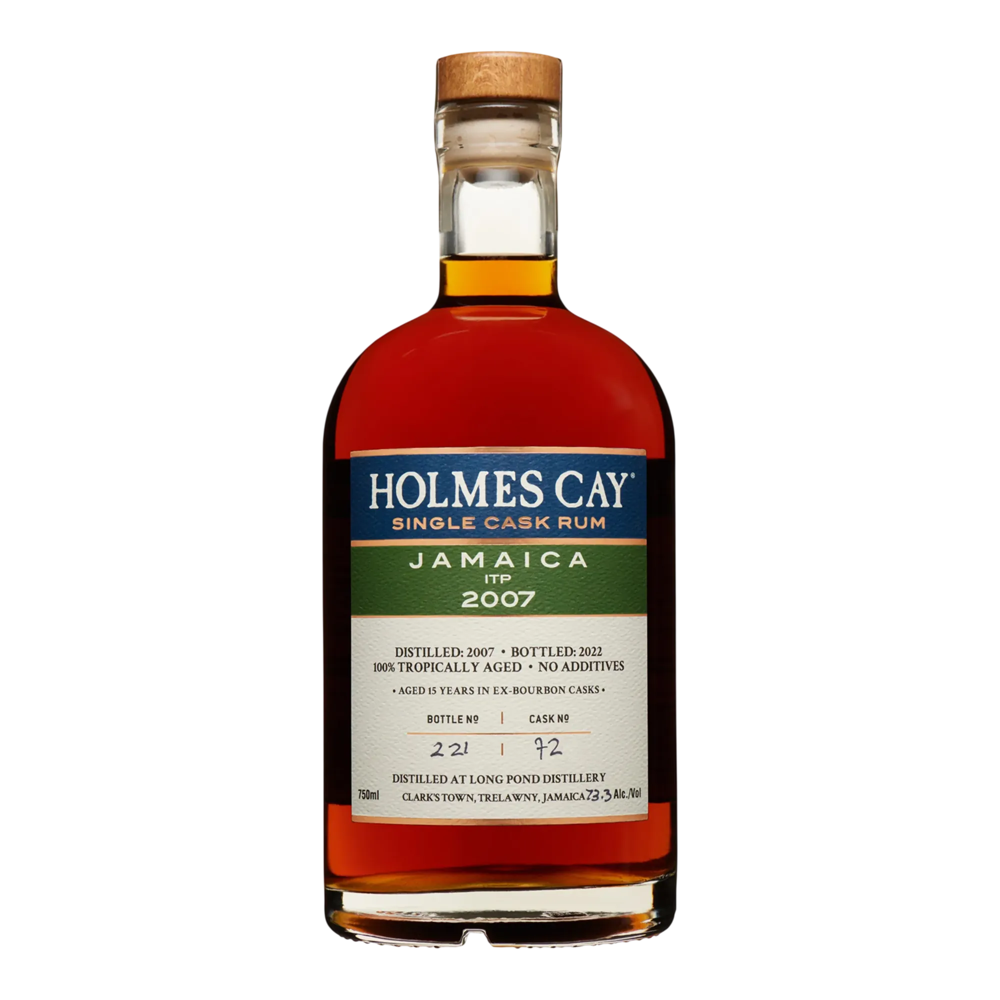 Holmes Cay Jamaica ITP 2007 15 Year Old Single Cask Rum