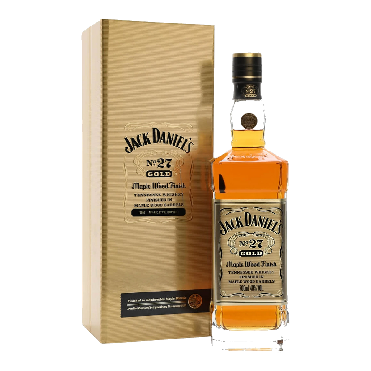 jack daniel s no 27 gold double barreled tennessee whiskey