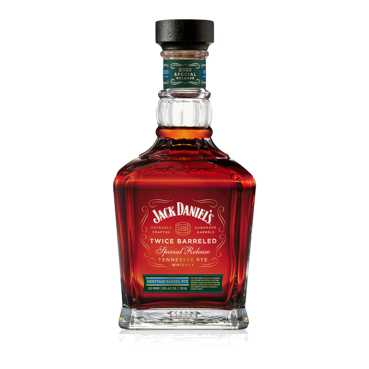 jack daniel s twice barreled special release heritage barrel rye whiskey