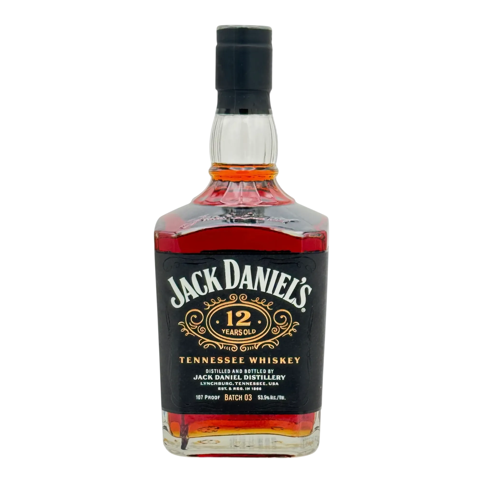 Jack Daniel’s 12 Year Old Tennessee Whiskey