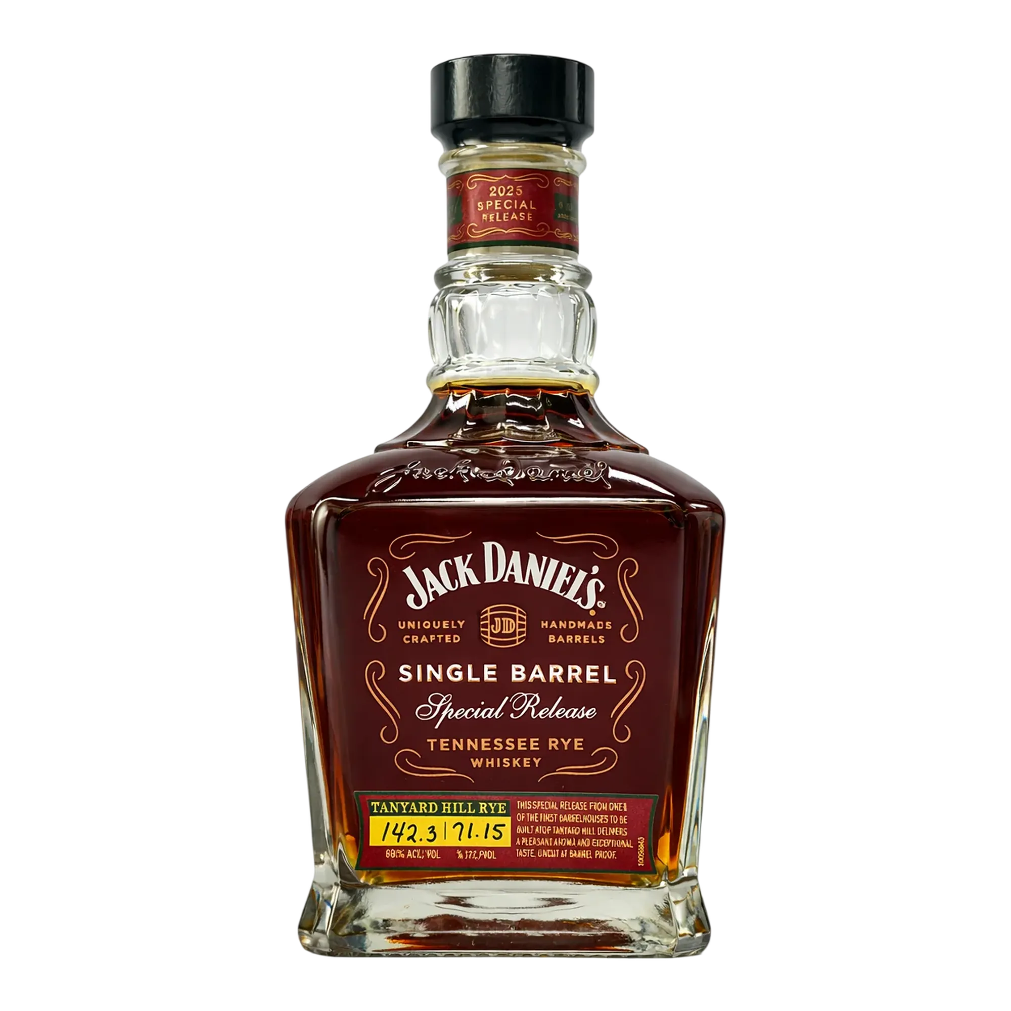 Jack Daniel’s Single Barrel Special Release Tanyard Hill Barrel Proof Rye Whiskey
