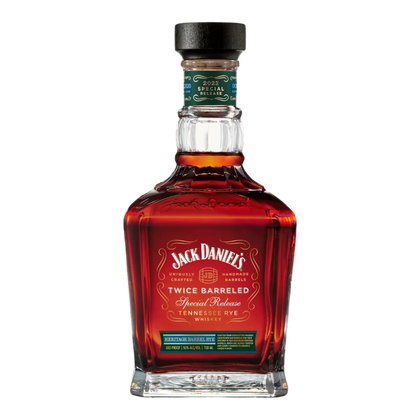 Jack Daniel’s Twice Barreled Special Release Heritage Barrel Rye Whiskey