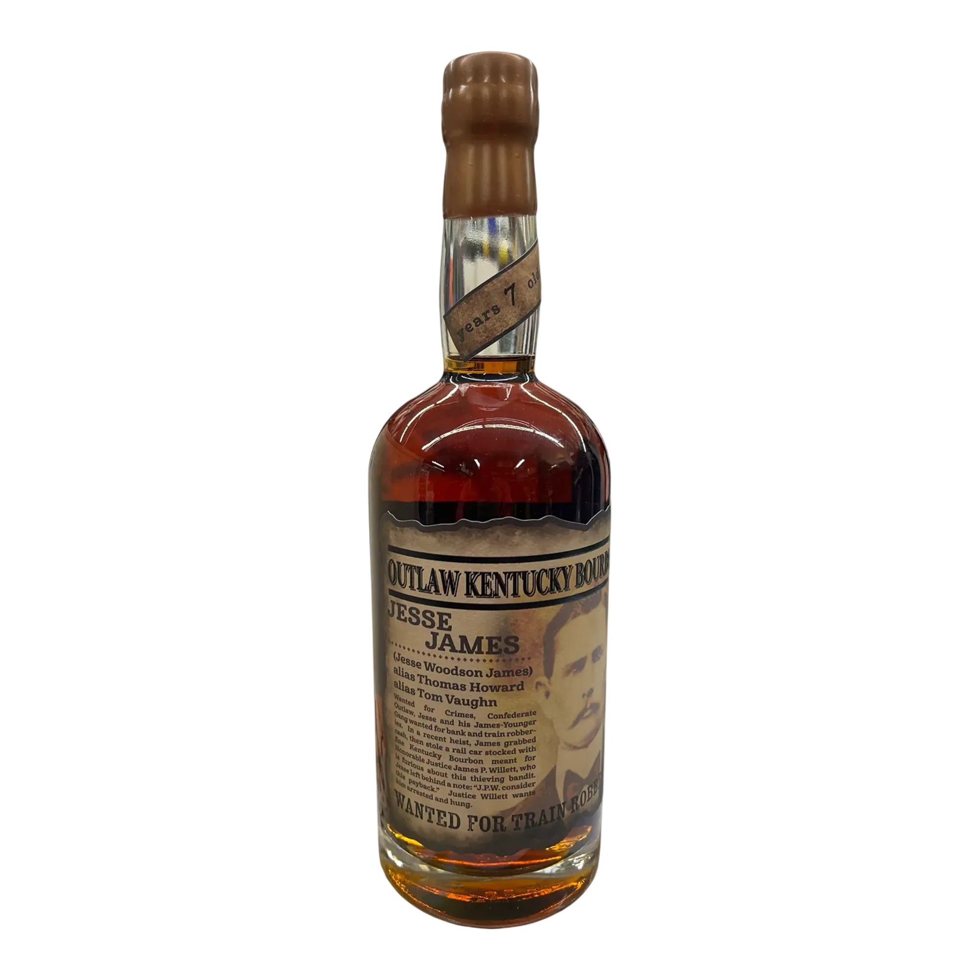Jesse James Outlaw Single Barrel Kentucky Straight Bourbon Whiskey