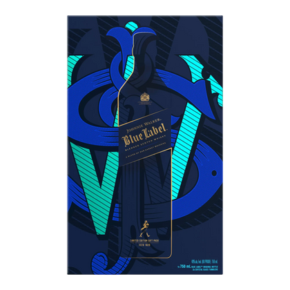Johnnie Walker Blue Label Blended Scotch Whisky Gift Set with Pen