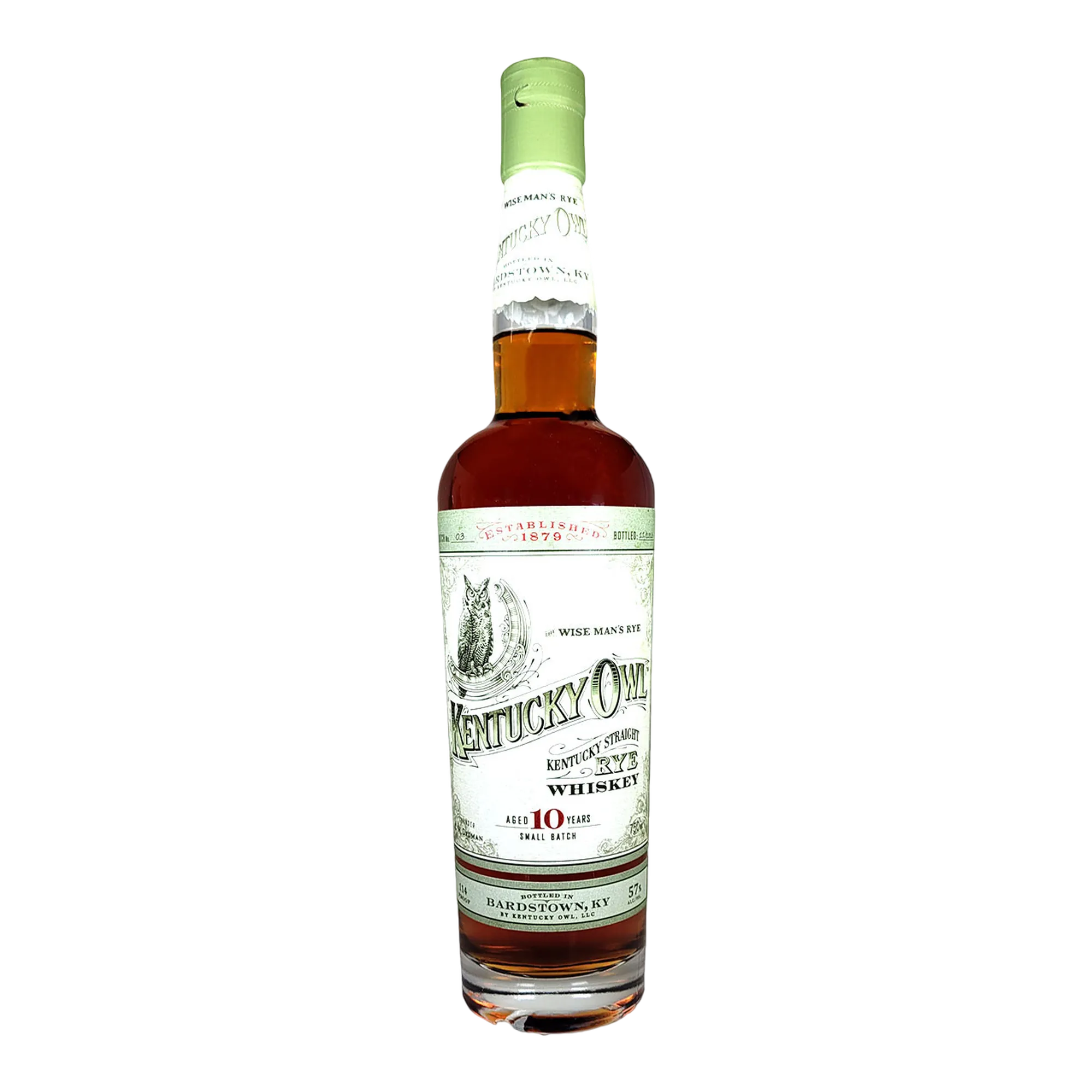 Kentucky Owl 10 Year Old Straight Rye Whiskey