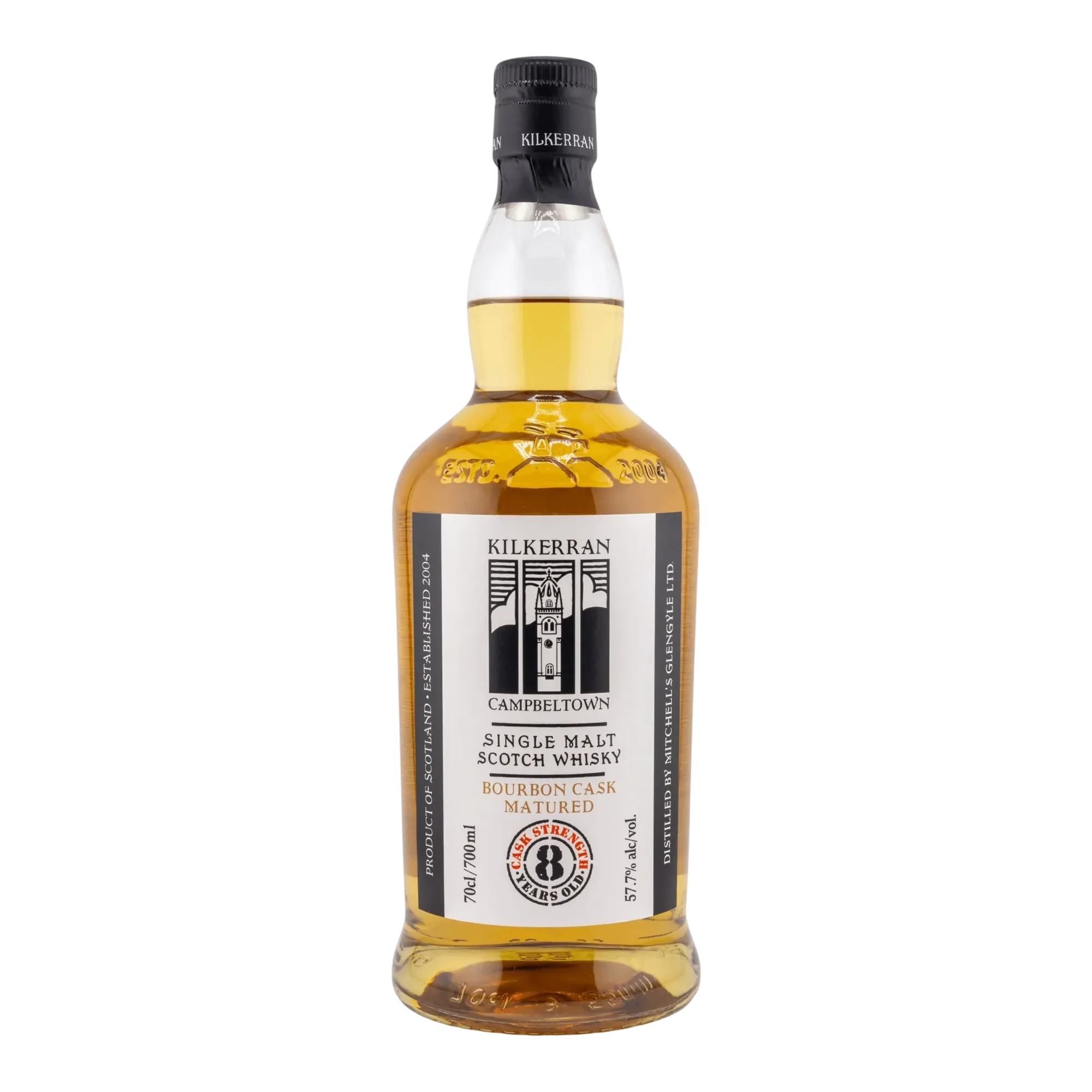 Kilkerran 8 Year Old Cask Strength Campbeltown Single Malt Scotch Whisky