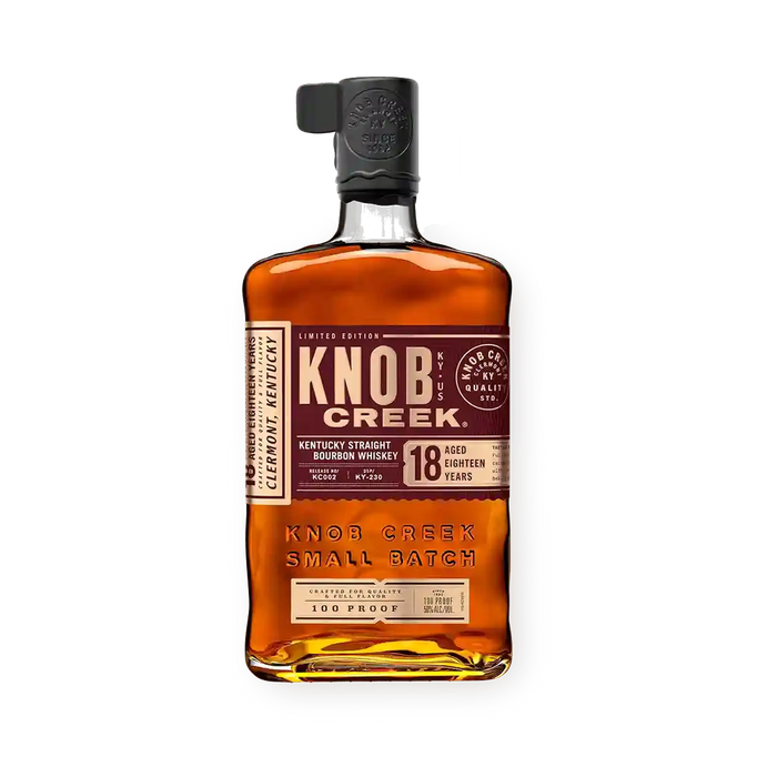 knob creek 18 year old kentucky straight bourbon whiskey