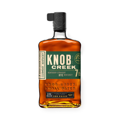 knob creek 7 year old rye whiskey