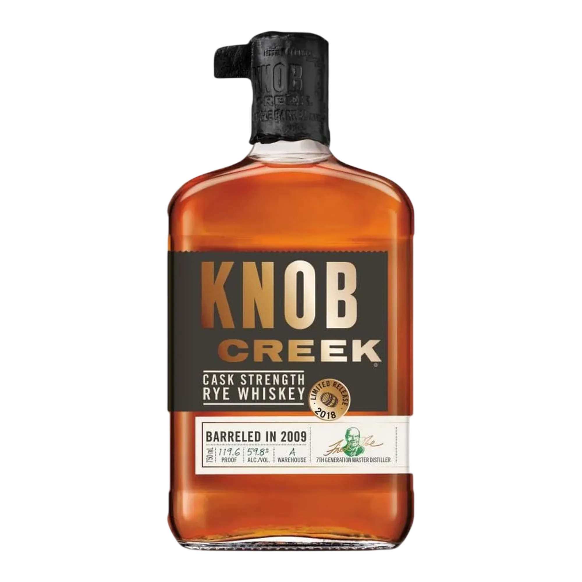 Knob Creek Cask Strength Rye Whiskey 119.6 Proof