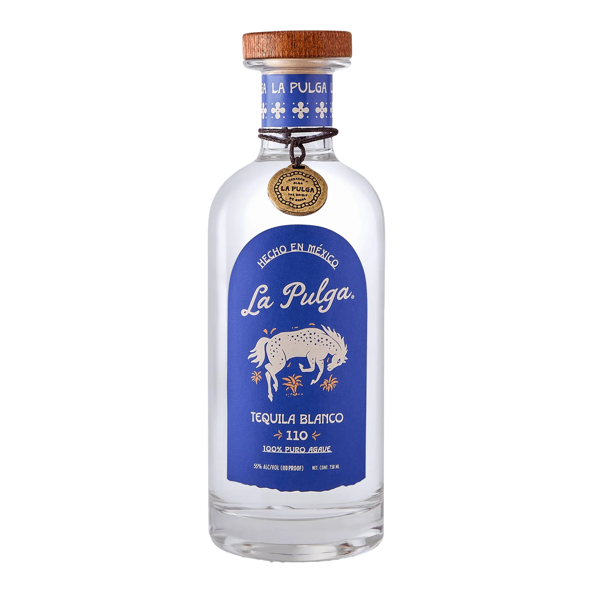 La Pulga Blanco Tequila 110 Proof
