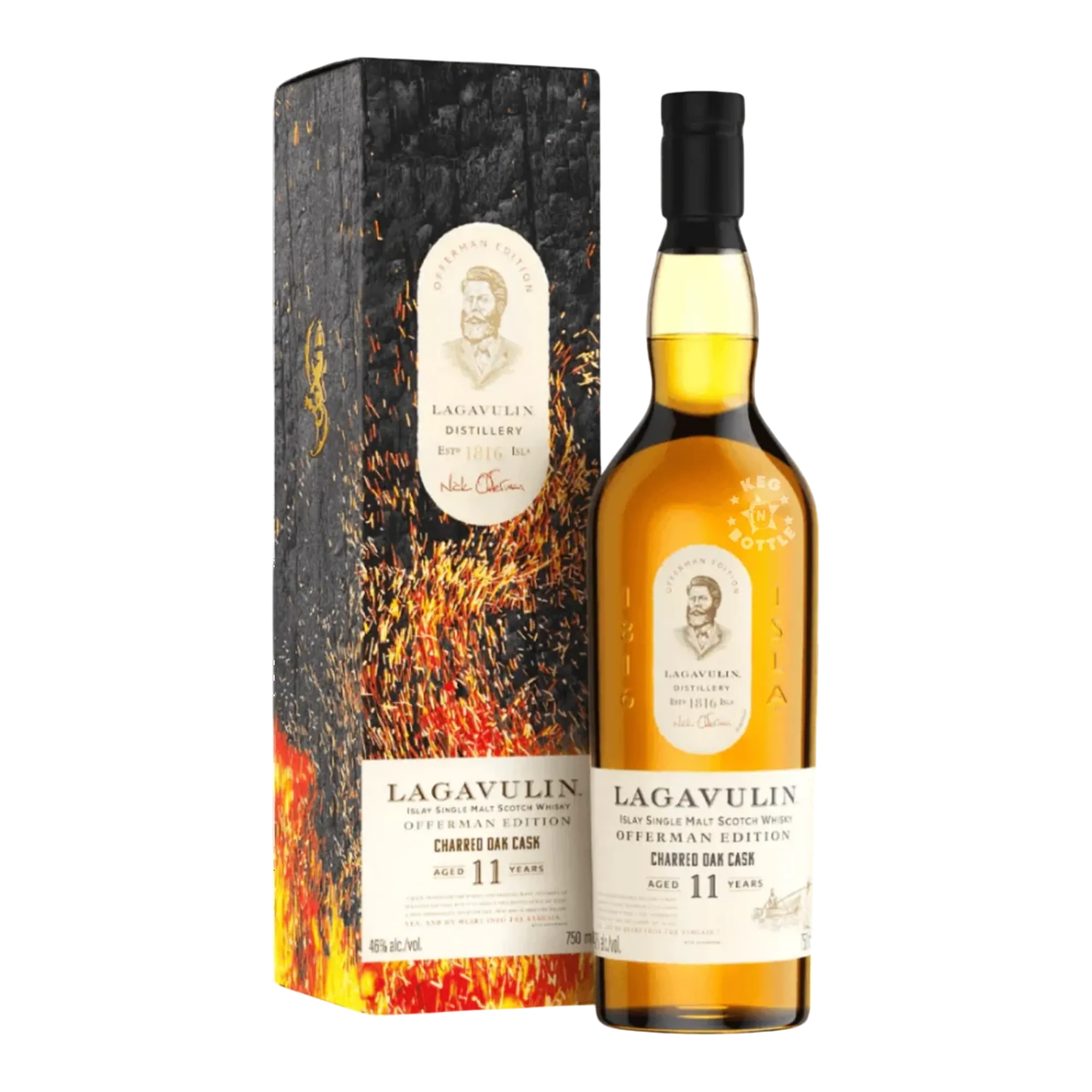 Lagavulin Offerman Edition 11 Year Old Charred Oak Cask Islay Single Malt Scotch Whisky