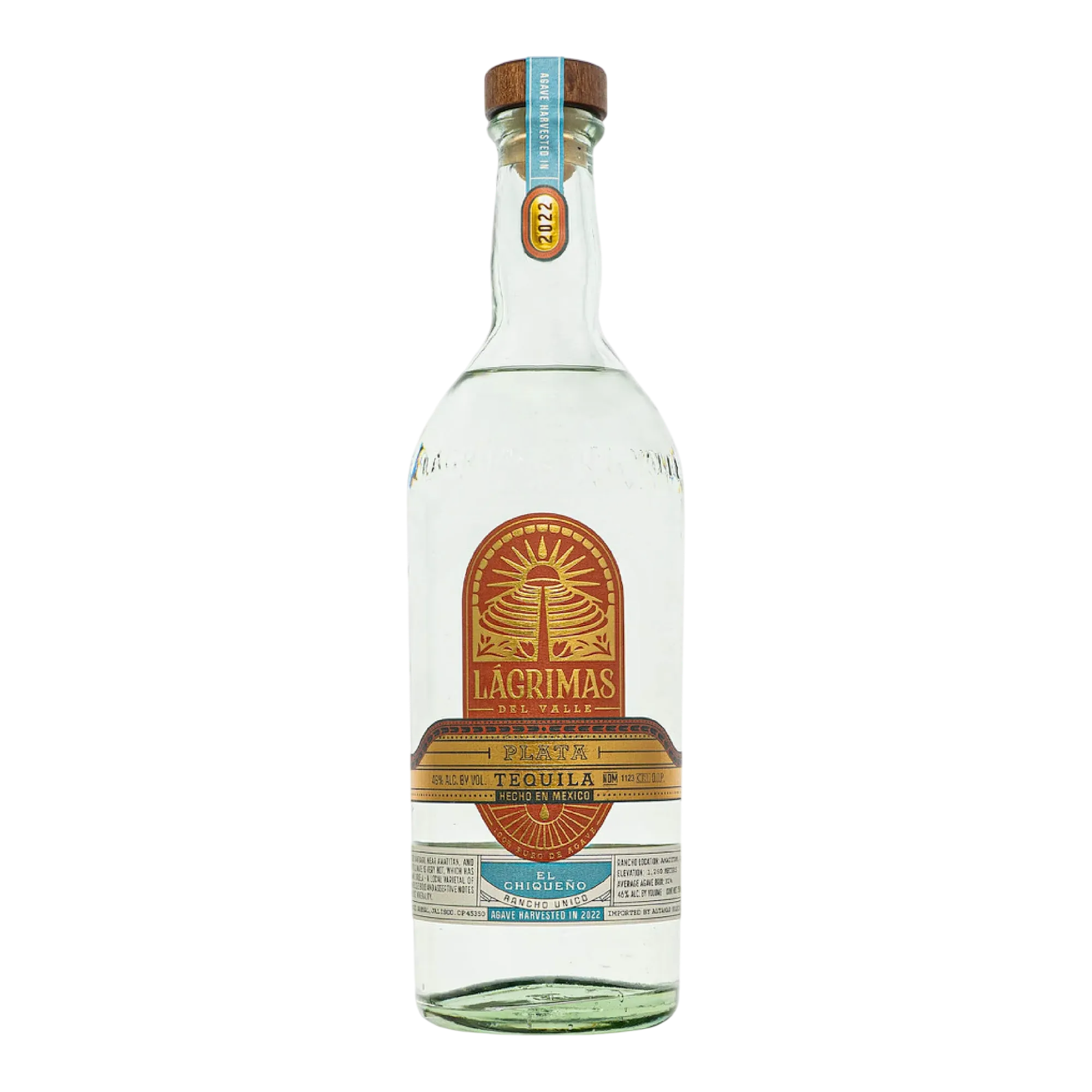 Lágrimas del Valle 2022 Palo Verde Plata Tequila