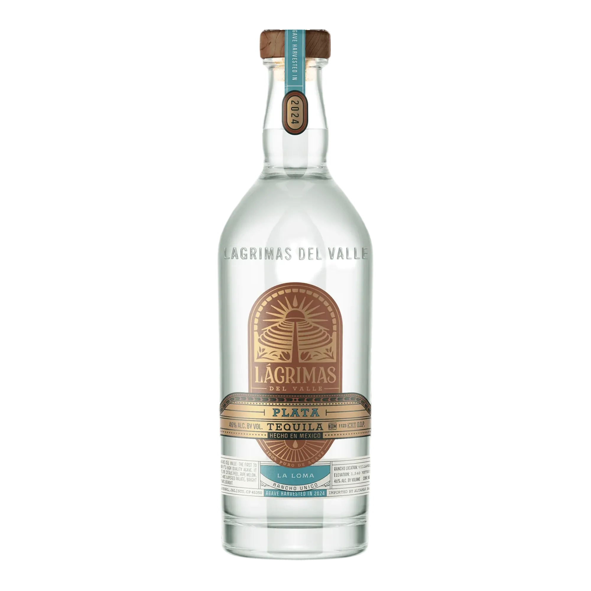 Lágrimas del Valle 2024 La Loma Plata Tequila