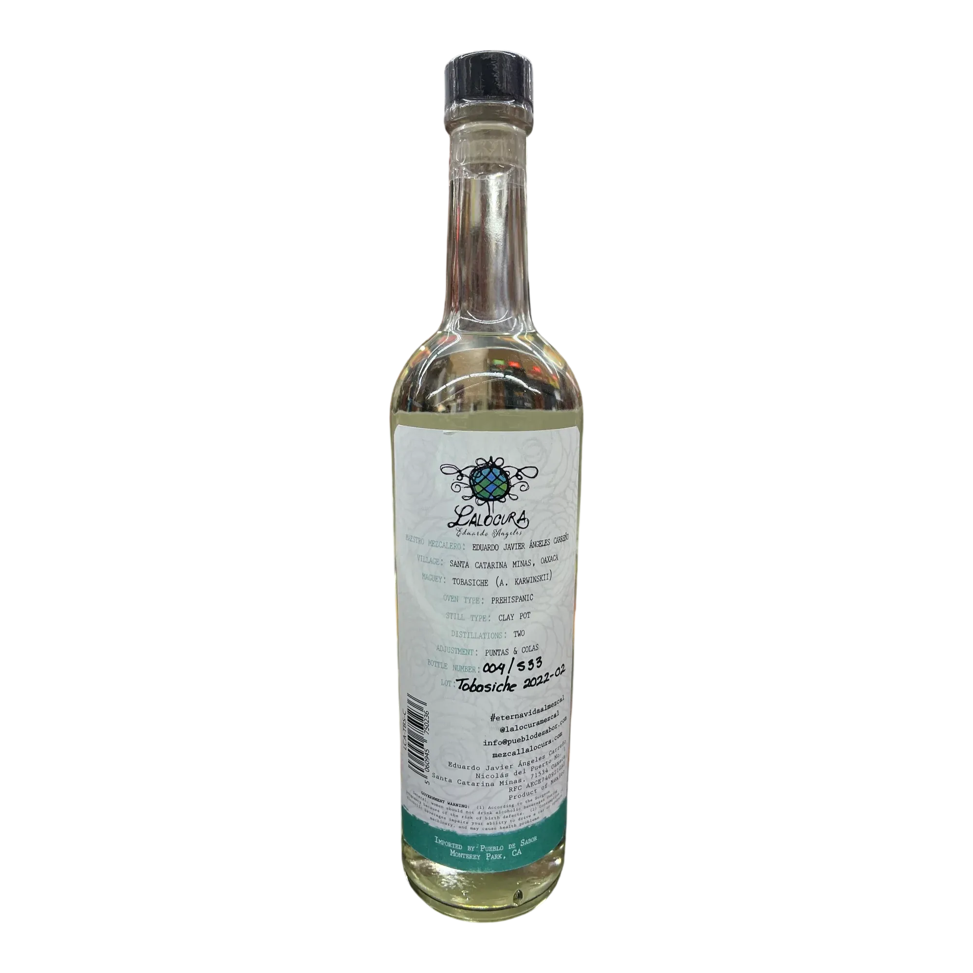 Lalocura Tobasiche Mezcal