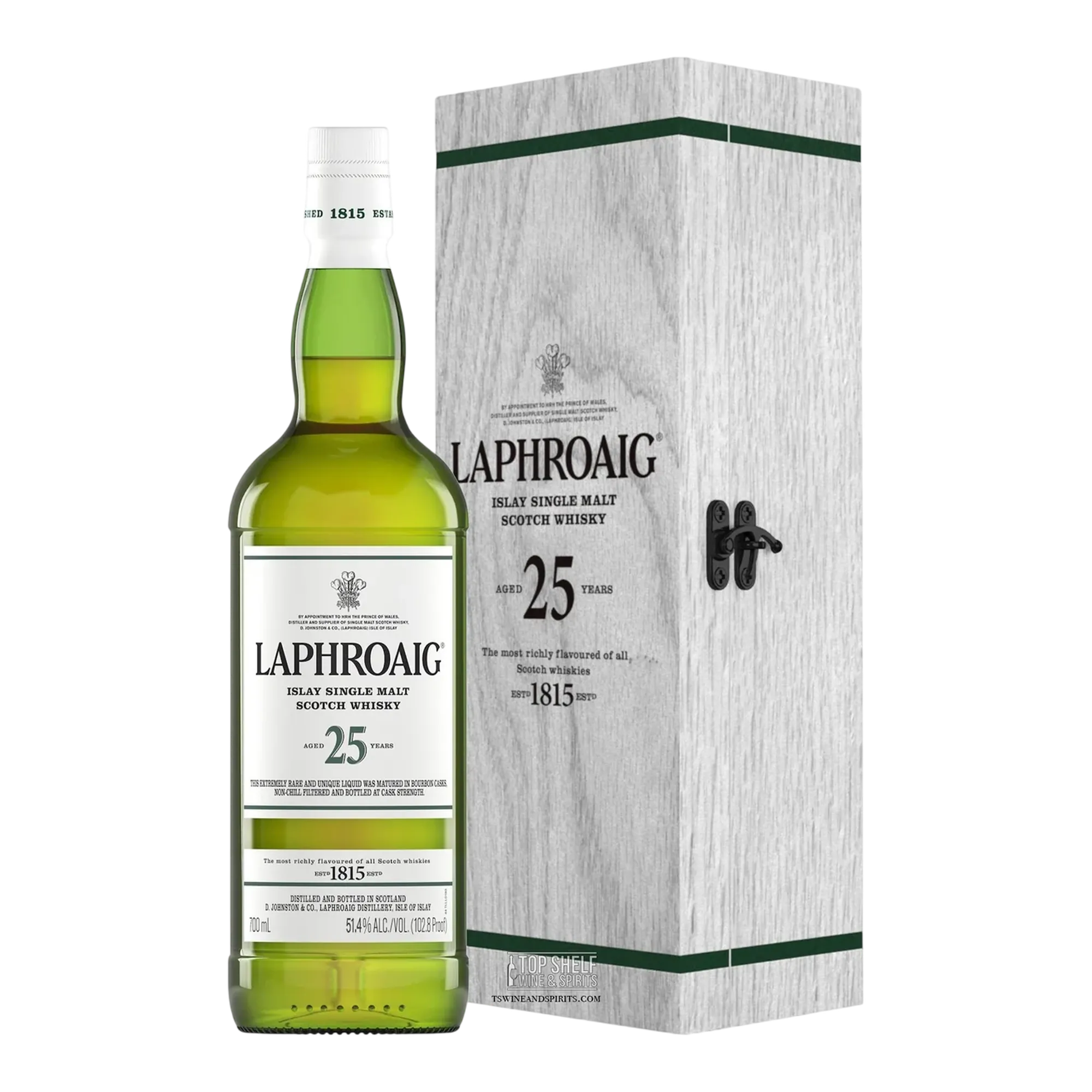 Laphroaig 25 Year Old Cask Strength Islay Single Malt Scotch Whisky