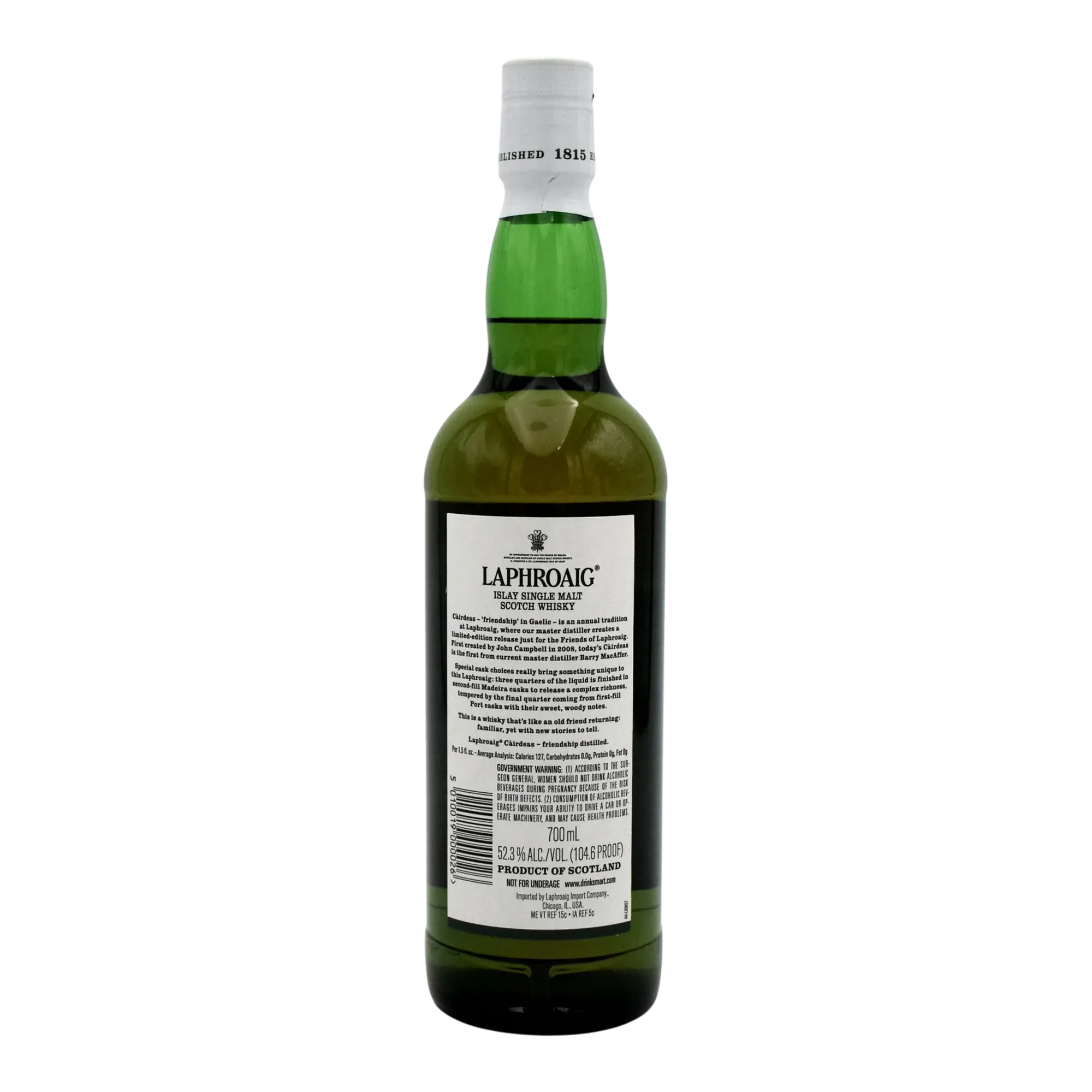 Laphroaig Càirdeas Port & Madeira Cask Islay Single Malt Scotch Whisky