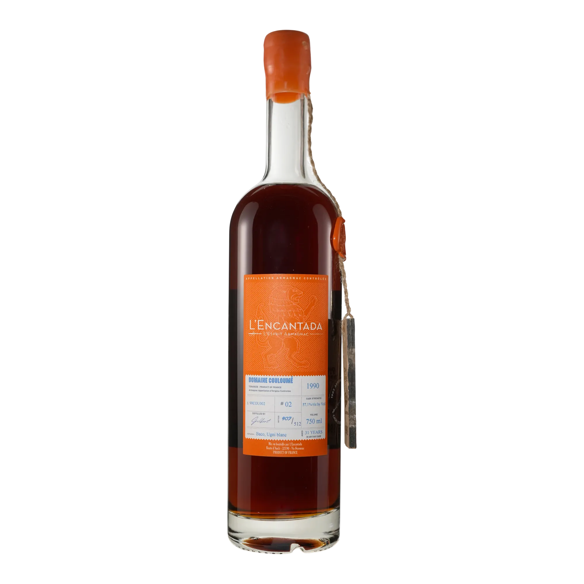 L’Encantada Domaine Couloumé 1990 31 Year Old Armagnac Ténarèze