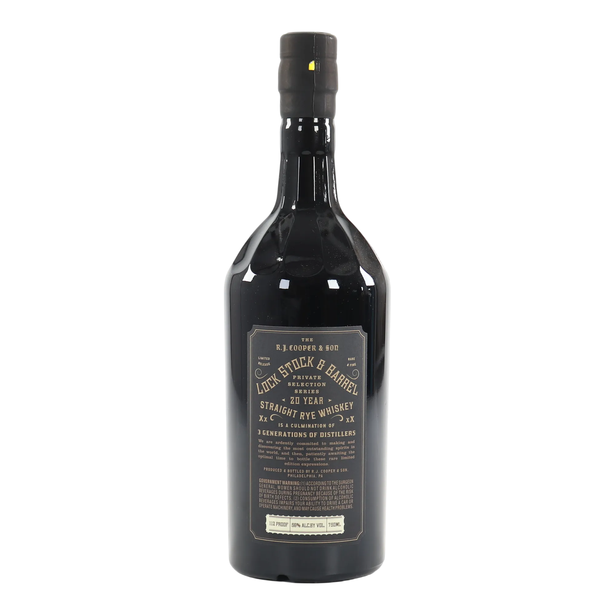 Lock Stock & Barrel 20 Year Old Straight Rye Whiskey