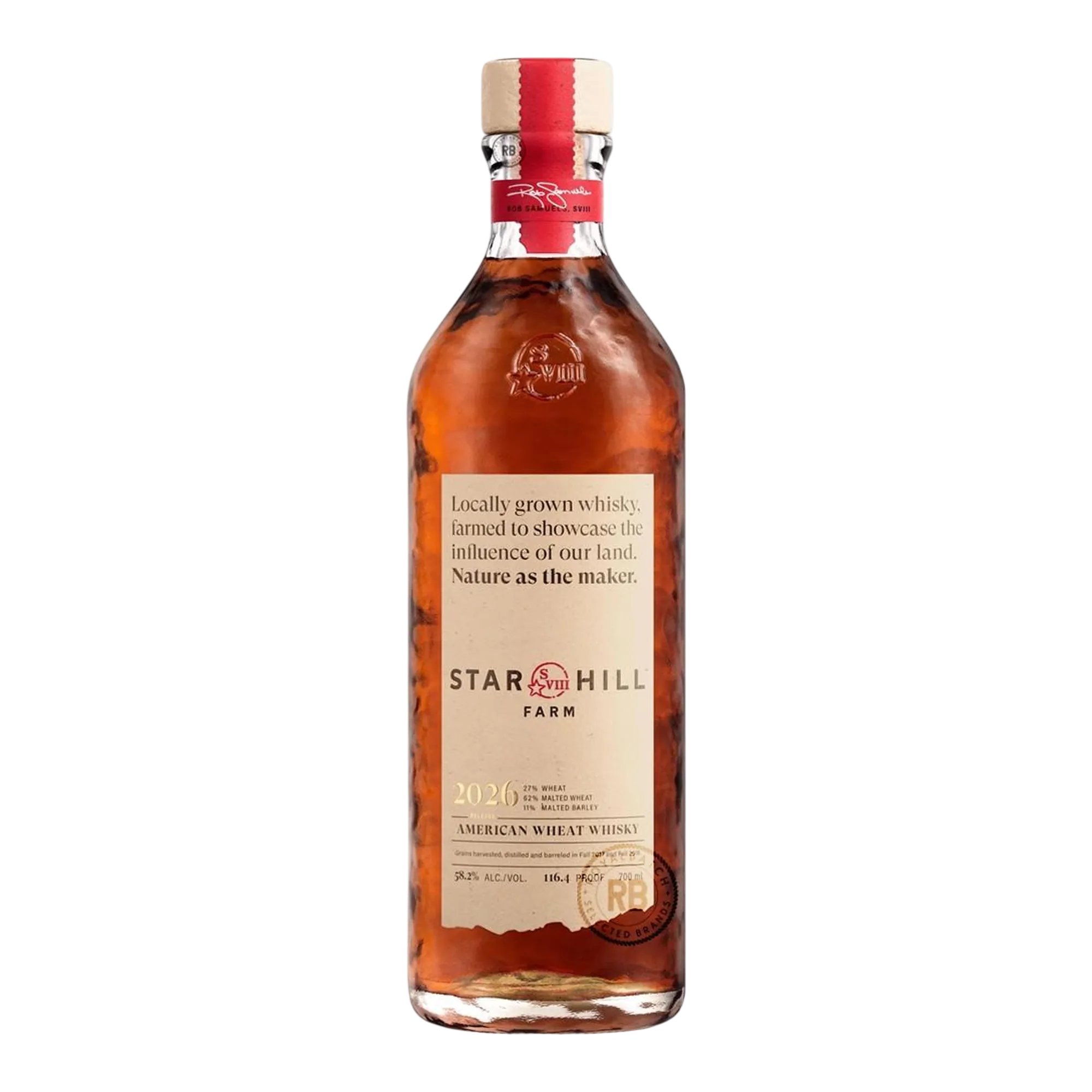 Maker’s Mark Star Hill Farm Whisky 2026 Cask Strength American Wheat Whisky