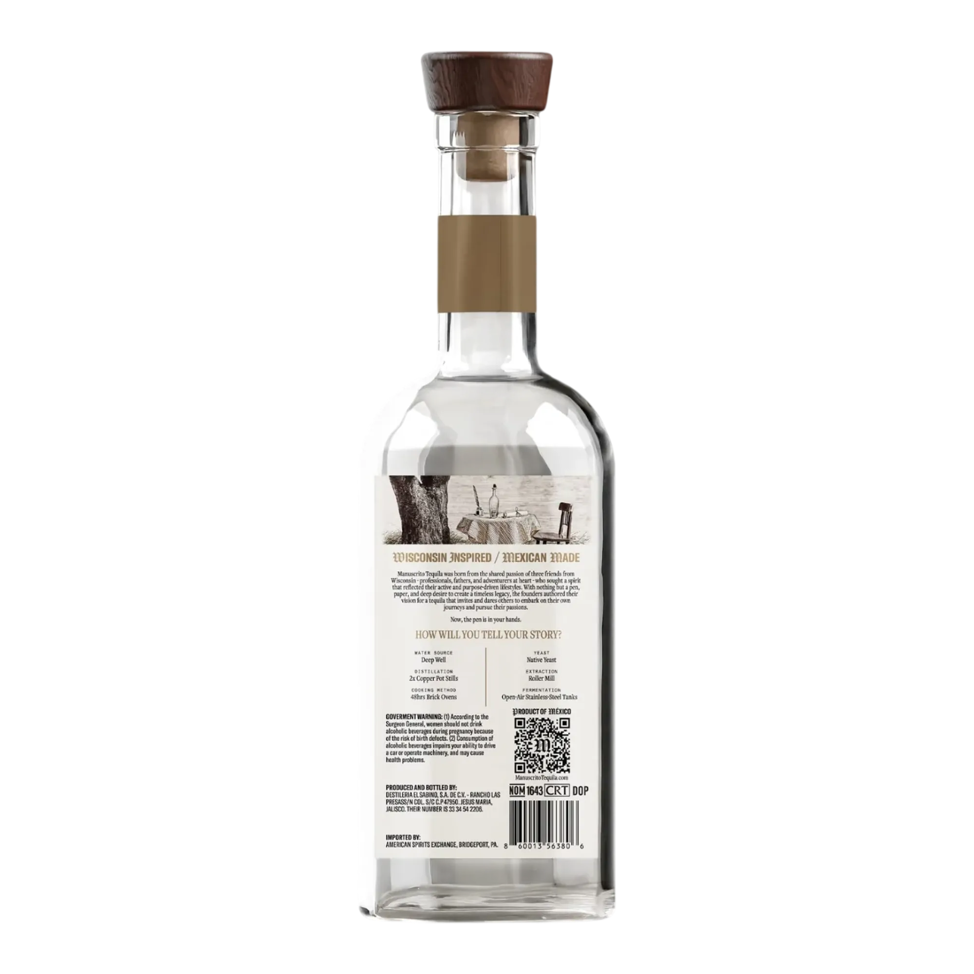 Manuscrito Chapter Two High Proof Blanco Tequila