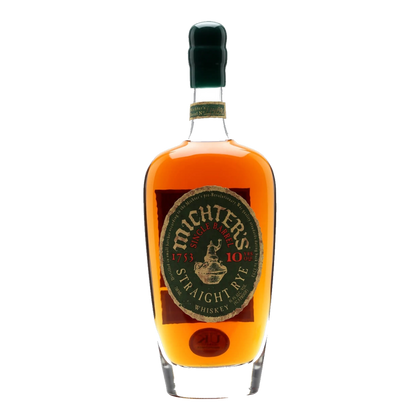 michter s 10 year old single barrel kentucky straight rye whiskey